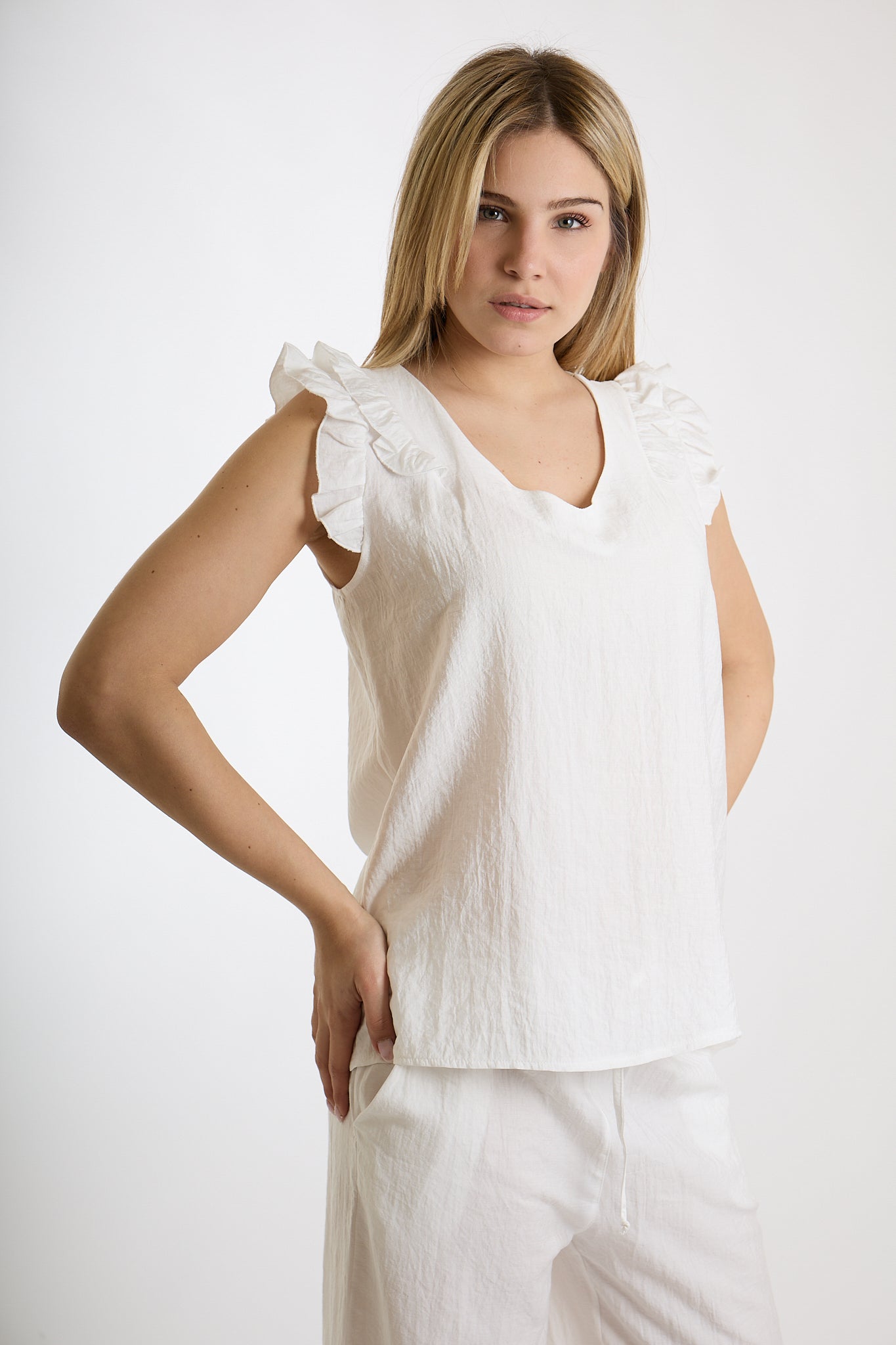TOP ROUCHES|Colore:Bianco