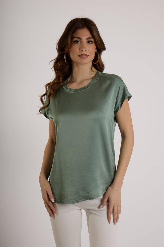 MAGLIA VISCOSA|Colore:Militare