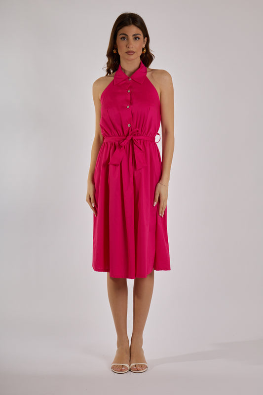 ABITO SCOPERTO DIETRO|Colore:Fucsia