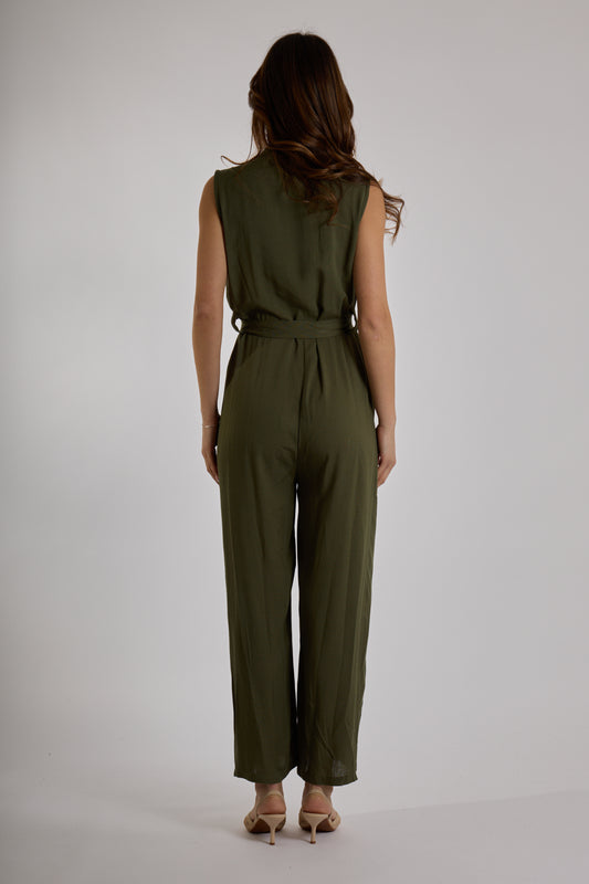 TUTA IN VISCOSA|Colore:Militare