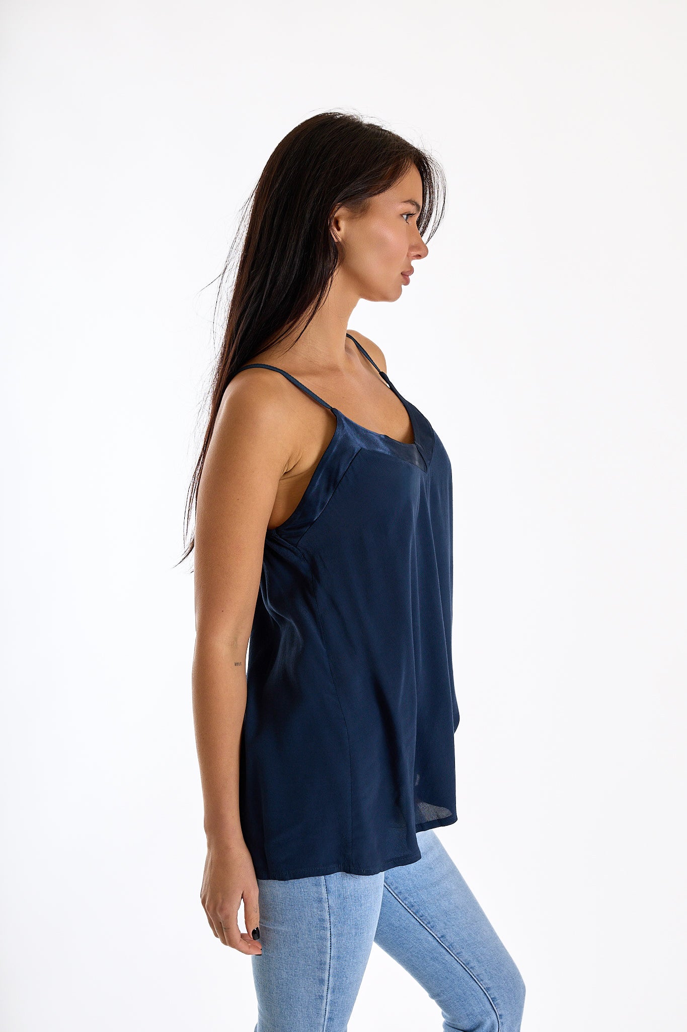 TOP BANDA RASO|Colore:Blu