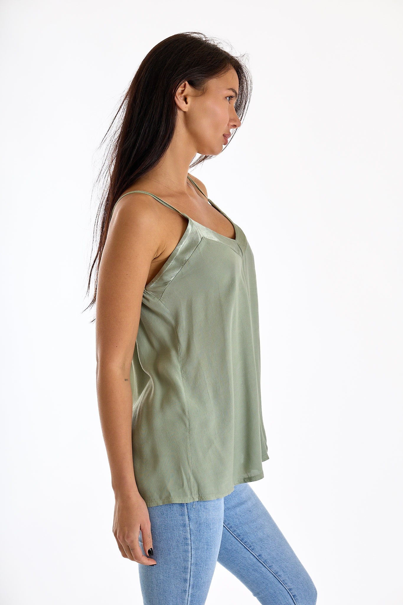 TOP BANDA RASO|Colore:Menta