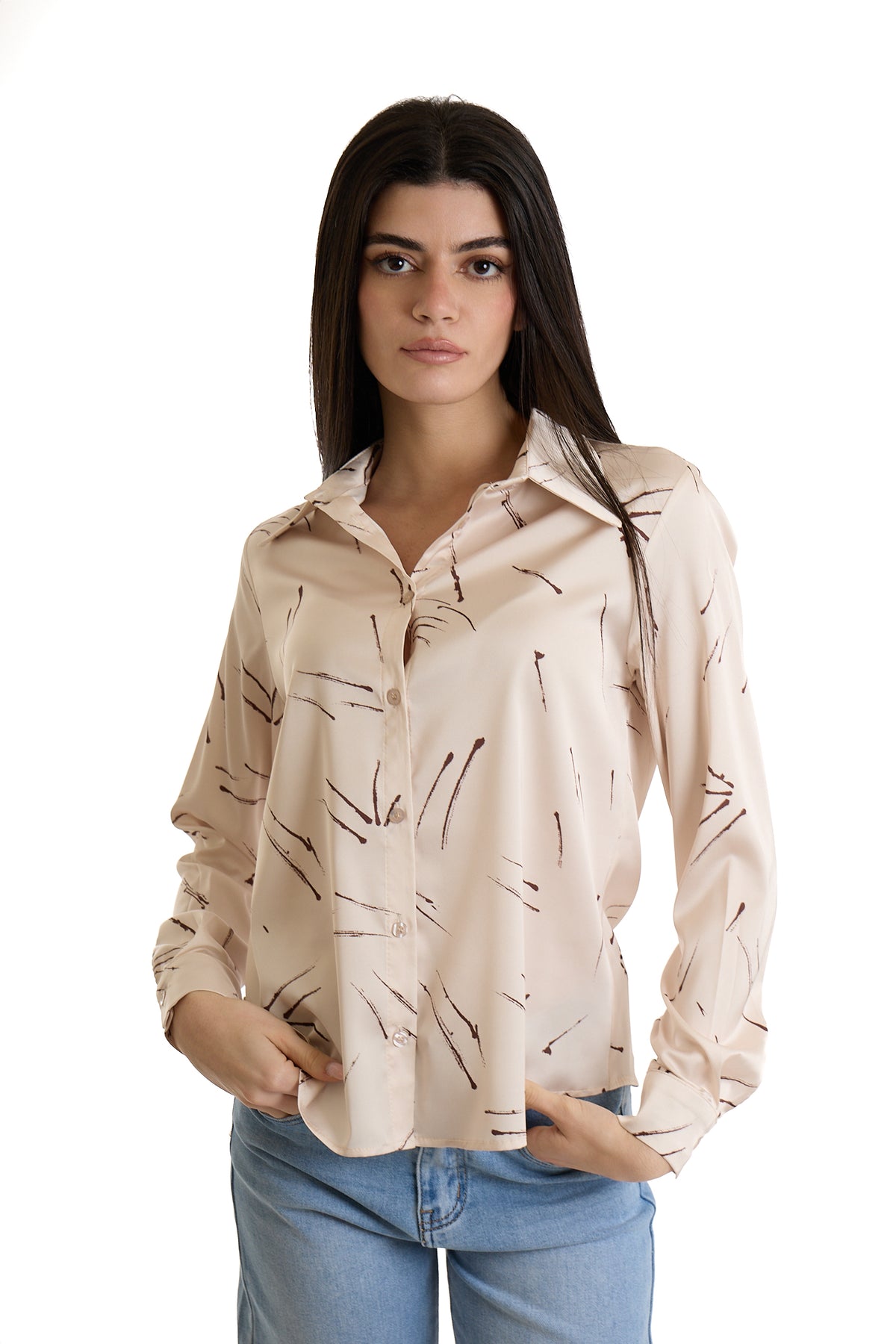 CAMICIA FANTASIA|Colore:Sabbia
