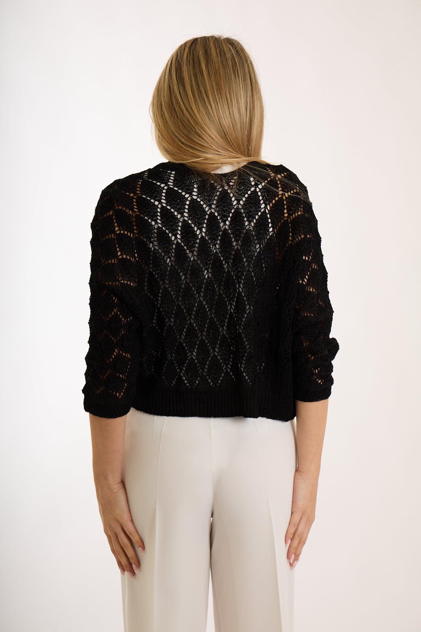 CARDIGAN CORTO|Colore:Nero