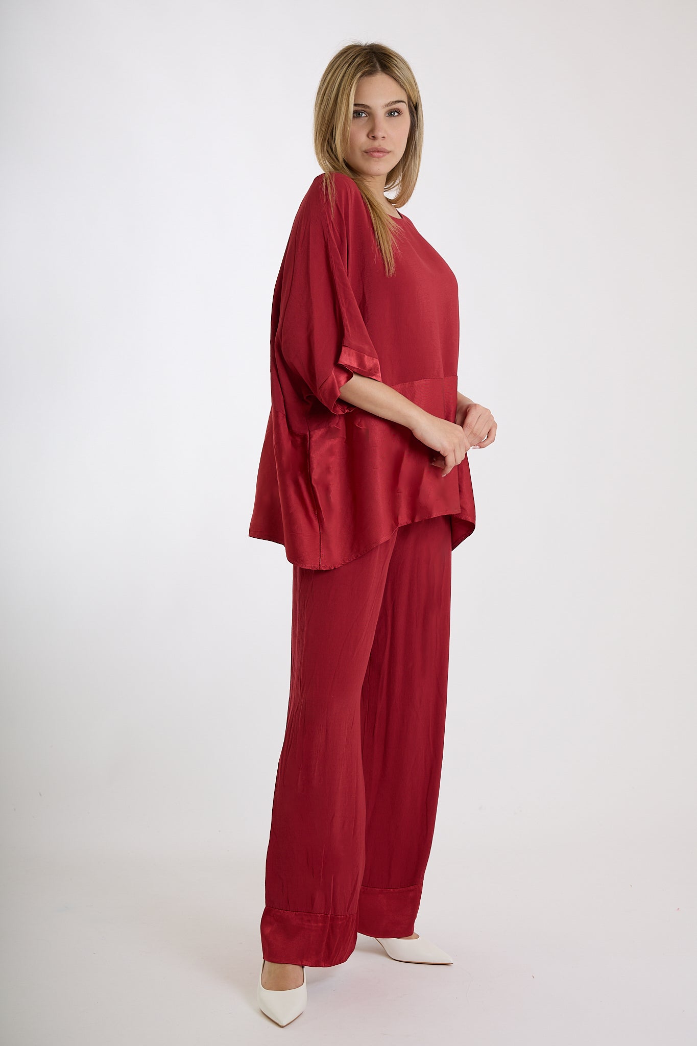 PANTALONE|Colore:Rosso india