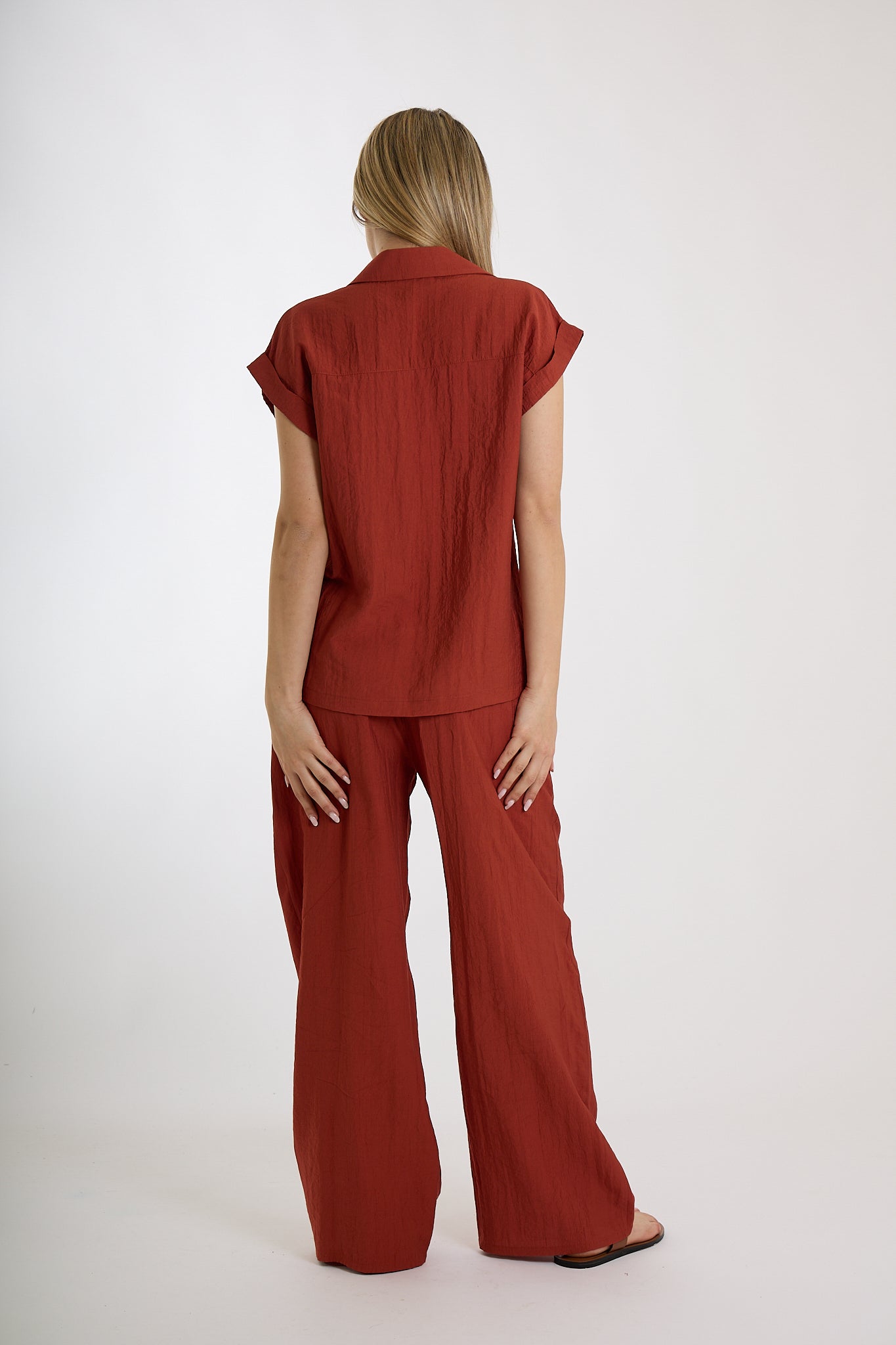 PANTALONE|Colore:Terracotta