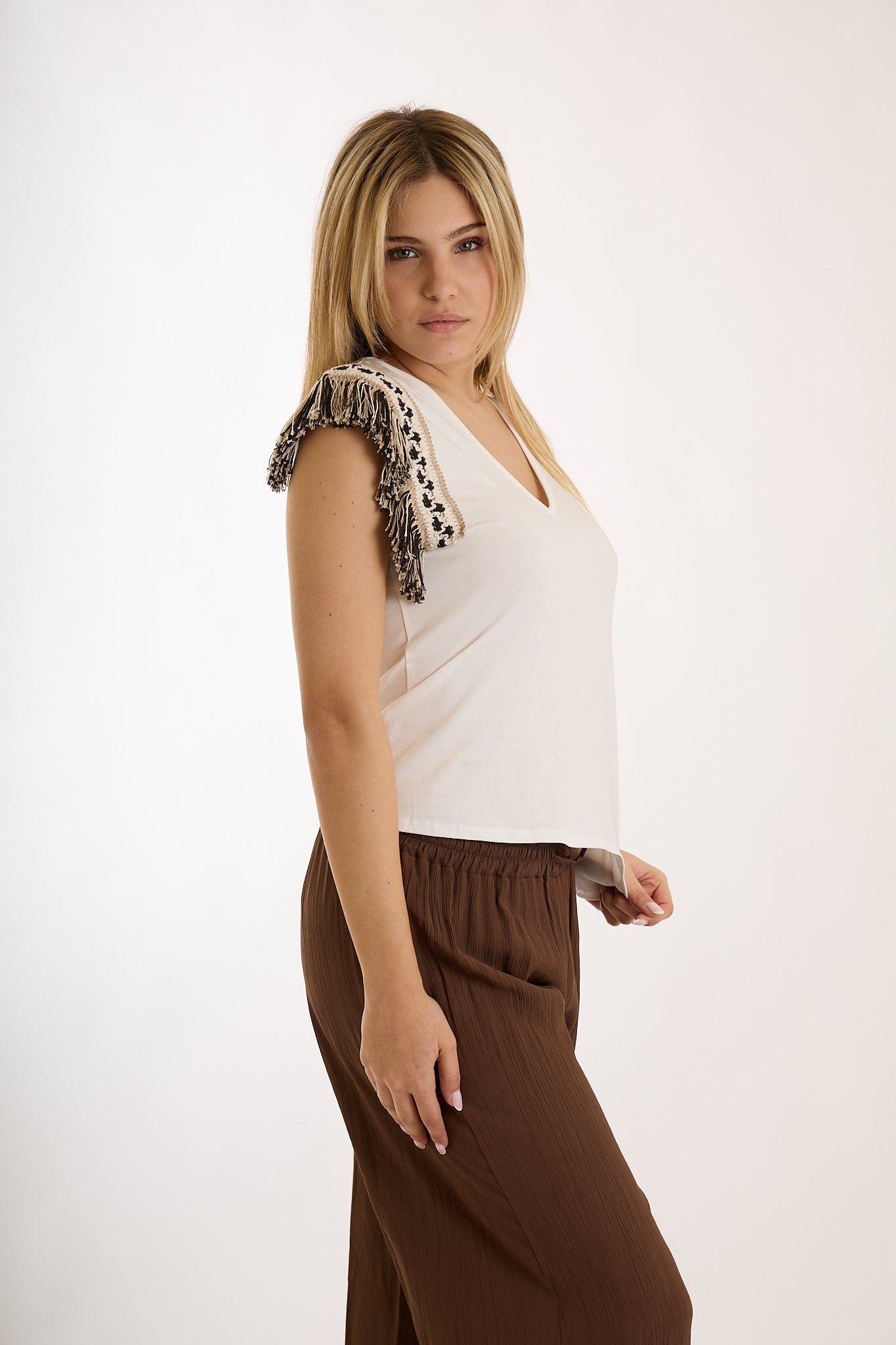 TOP COON PASSAMANERIA|Colore:Cioccolato