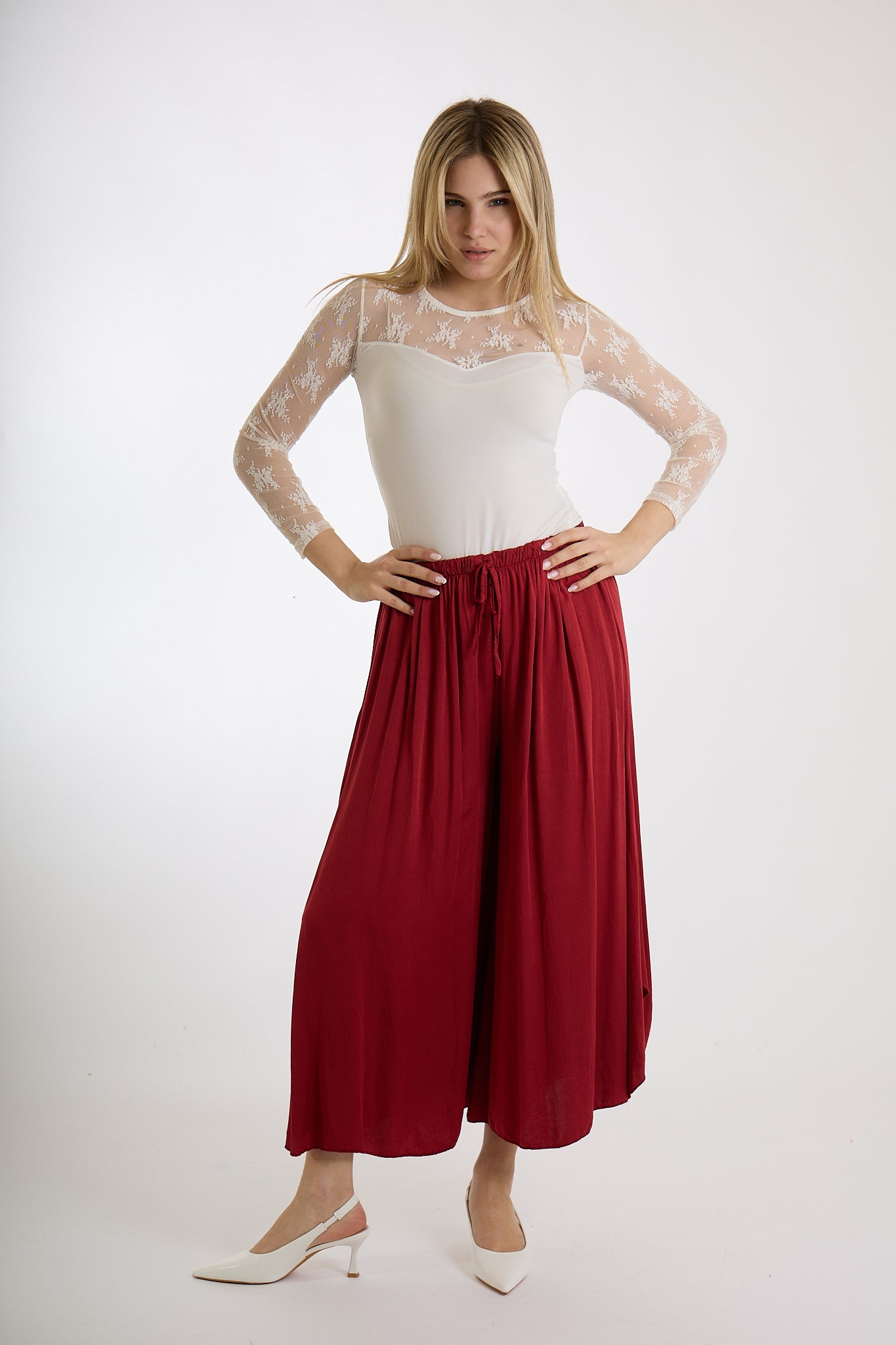 PANTAGONNA |Colore:Rosso india