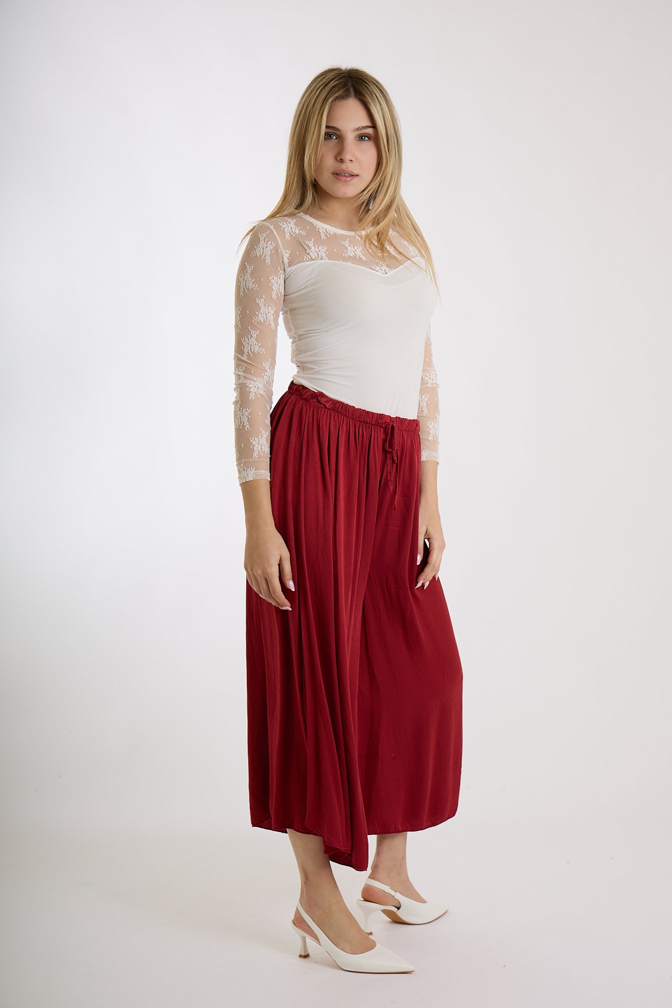PANTAGONNA |Colore:Rosso india