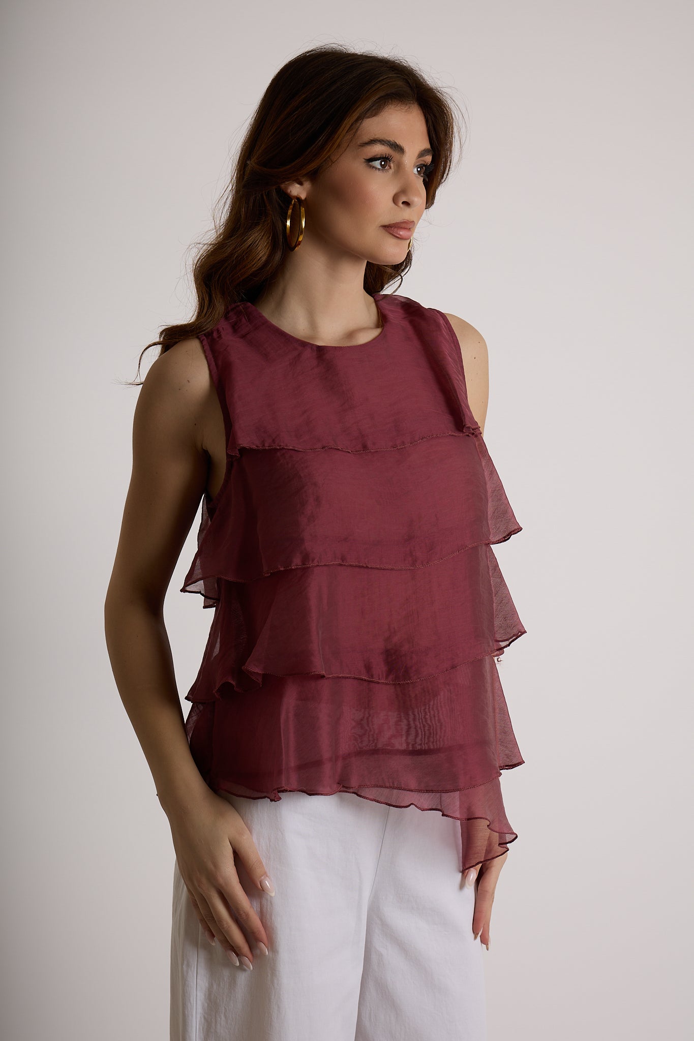 TOP BALZE|Colore:Amarena