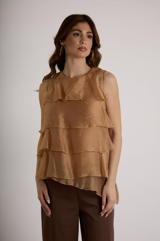 TOP BALZE|Colore:Sabbia