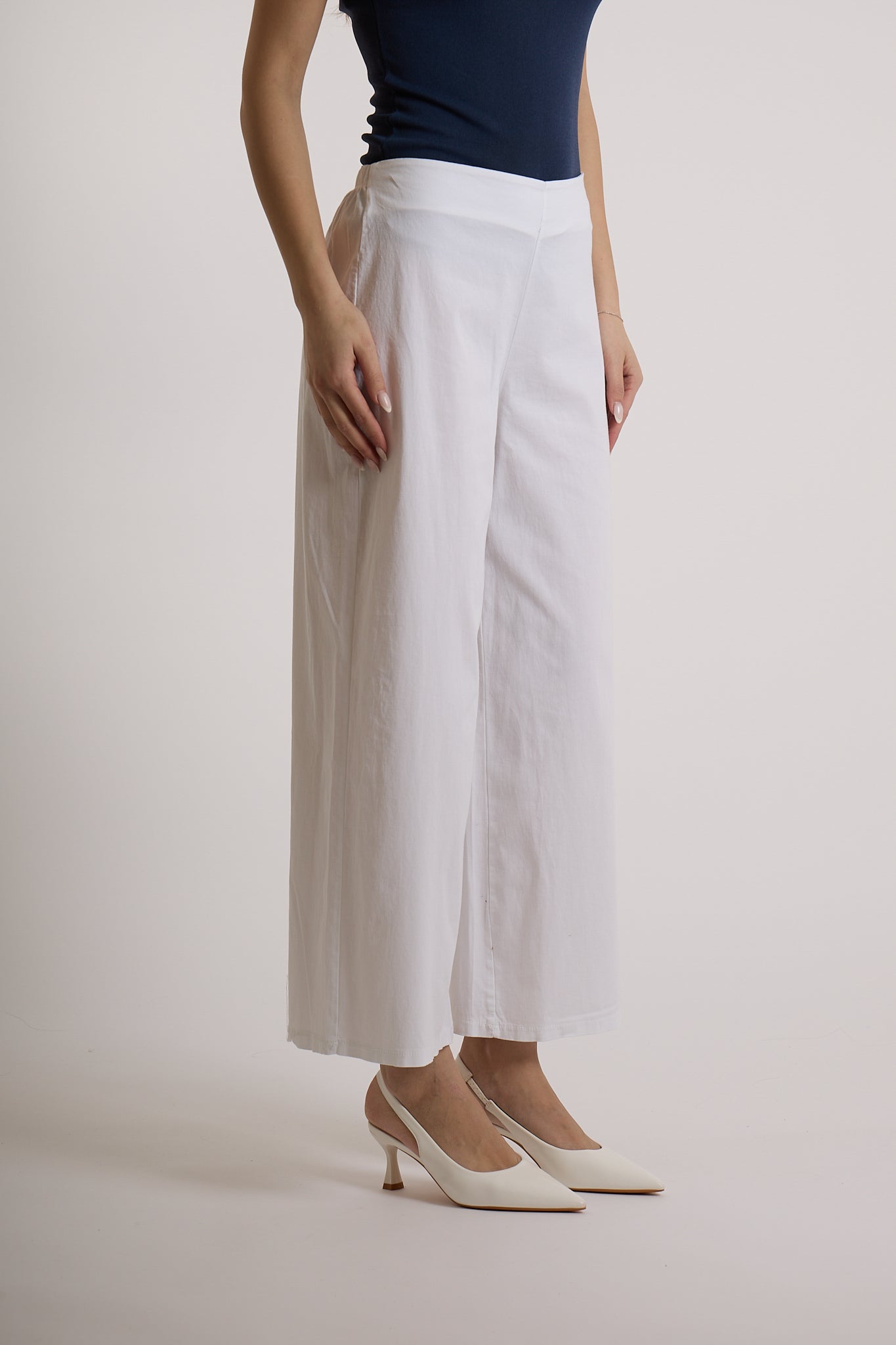 PANTACROP|Colore:Bianco