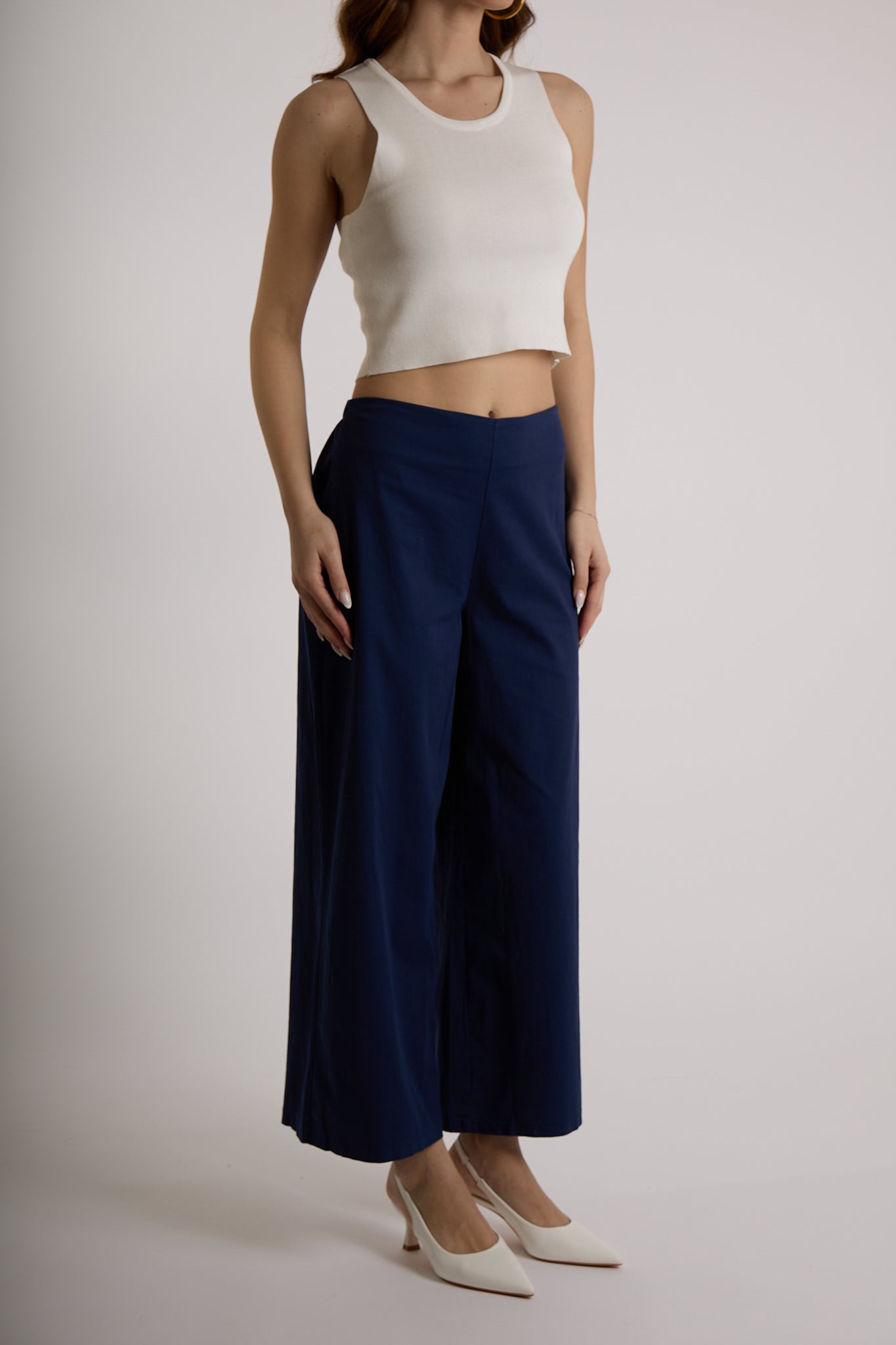 PANTACROP|Colore:Blu