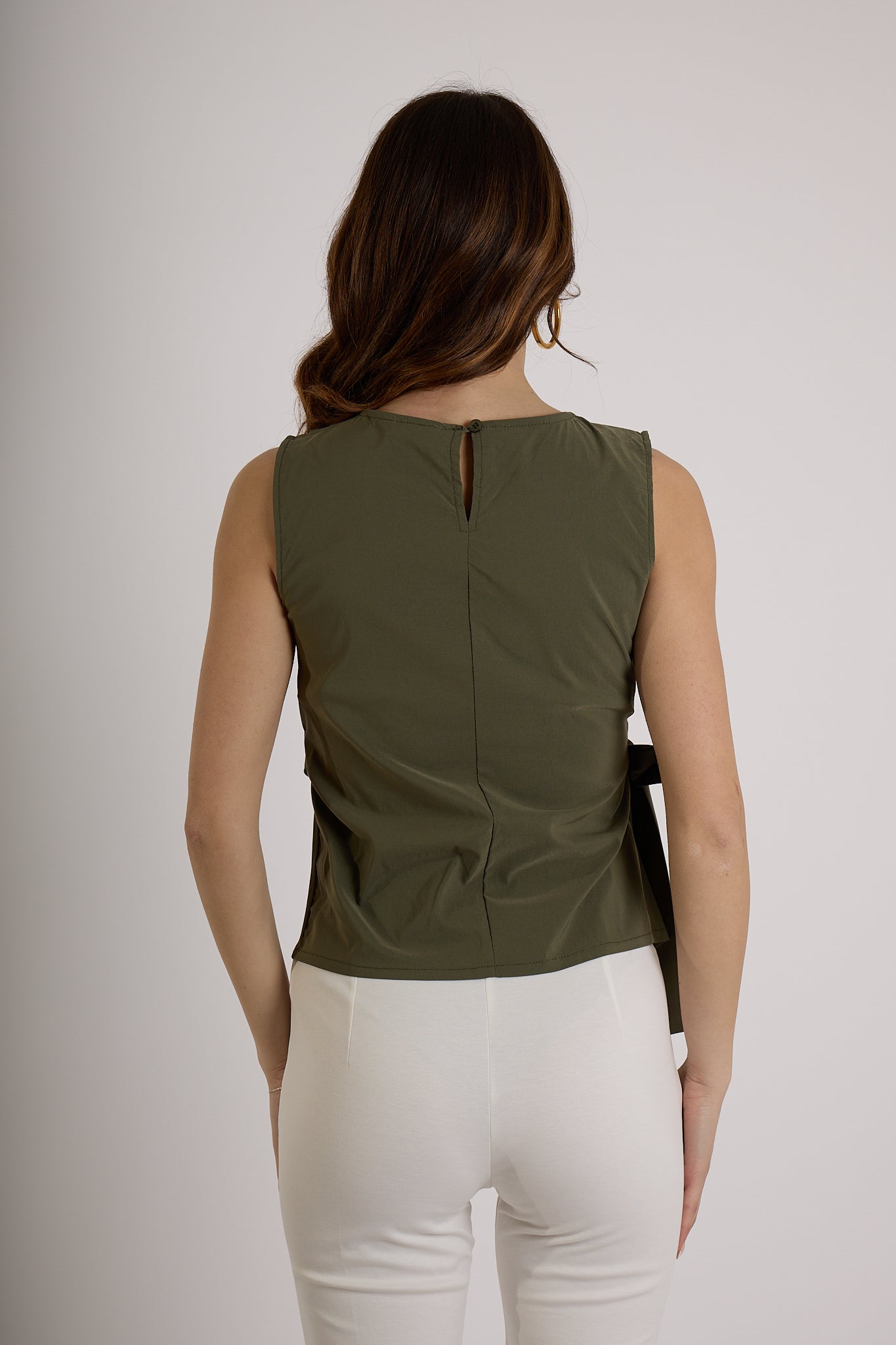 TOP NODO LATERALE |Colore:Militare