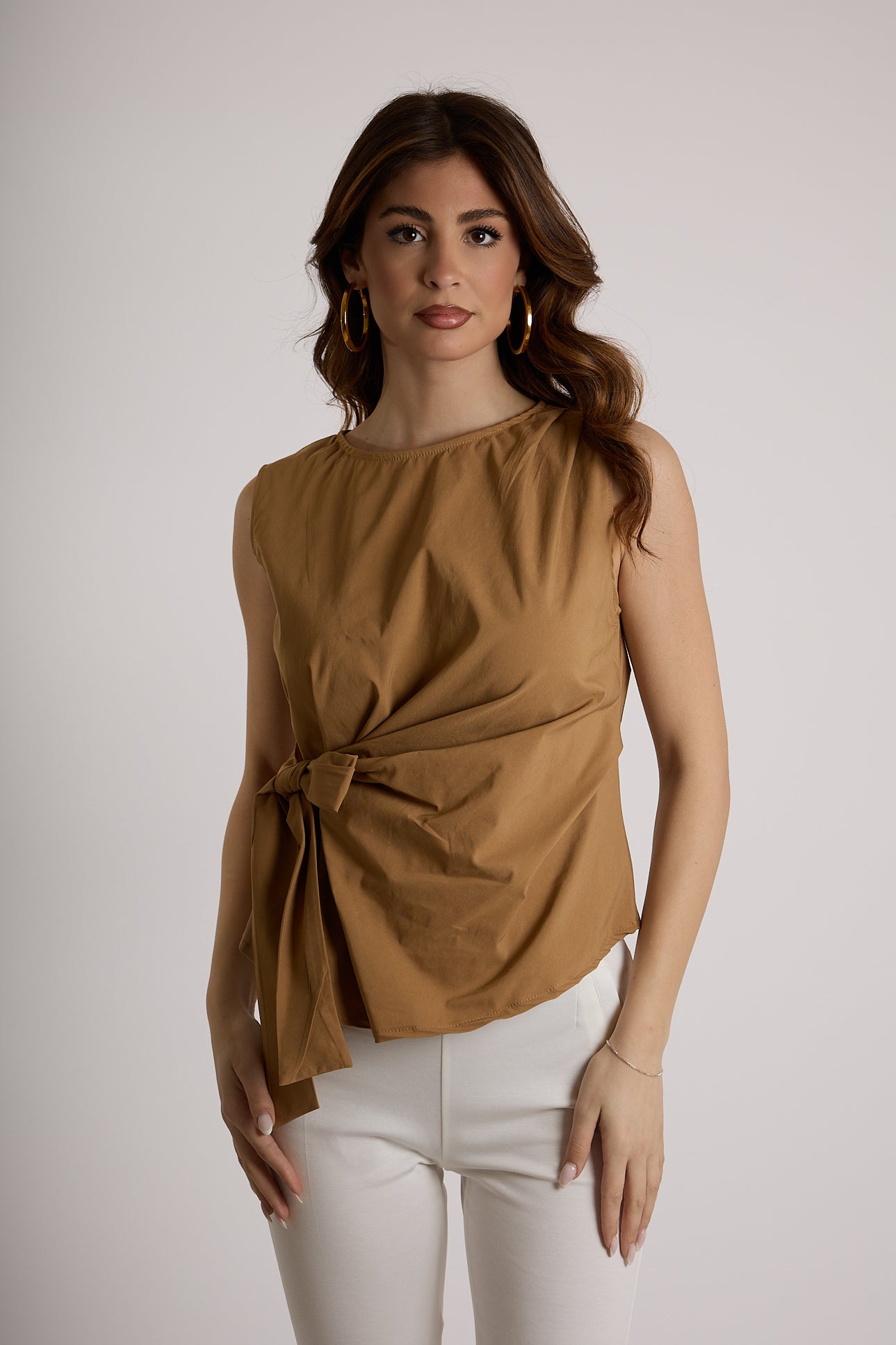 TOP NODO LATERALE |Colore:Nocciola
