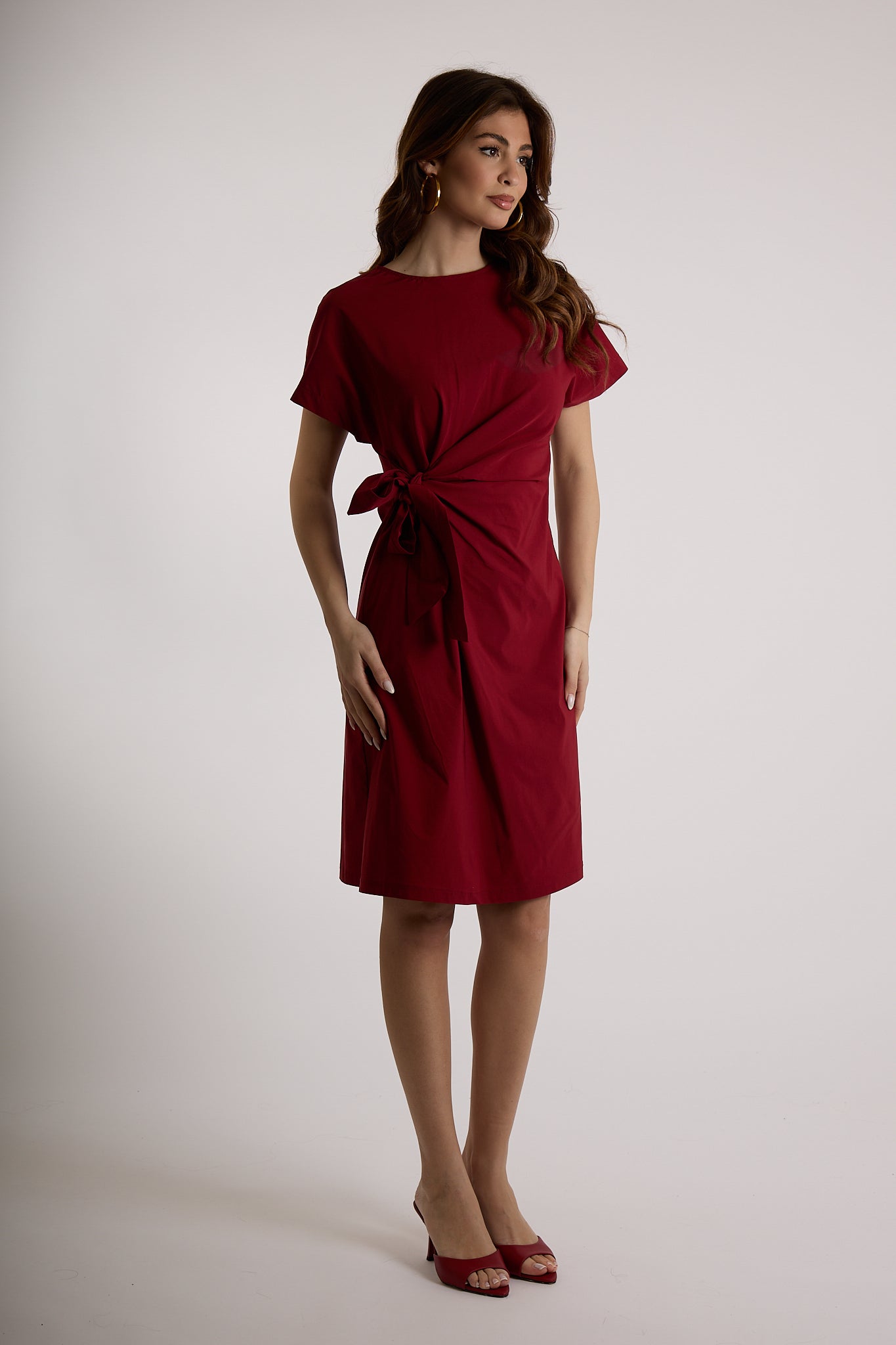 ABITO NODO LATERALE|Colore:Rosso india