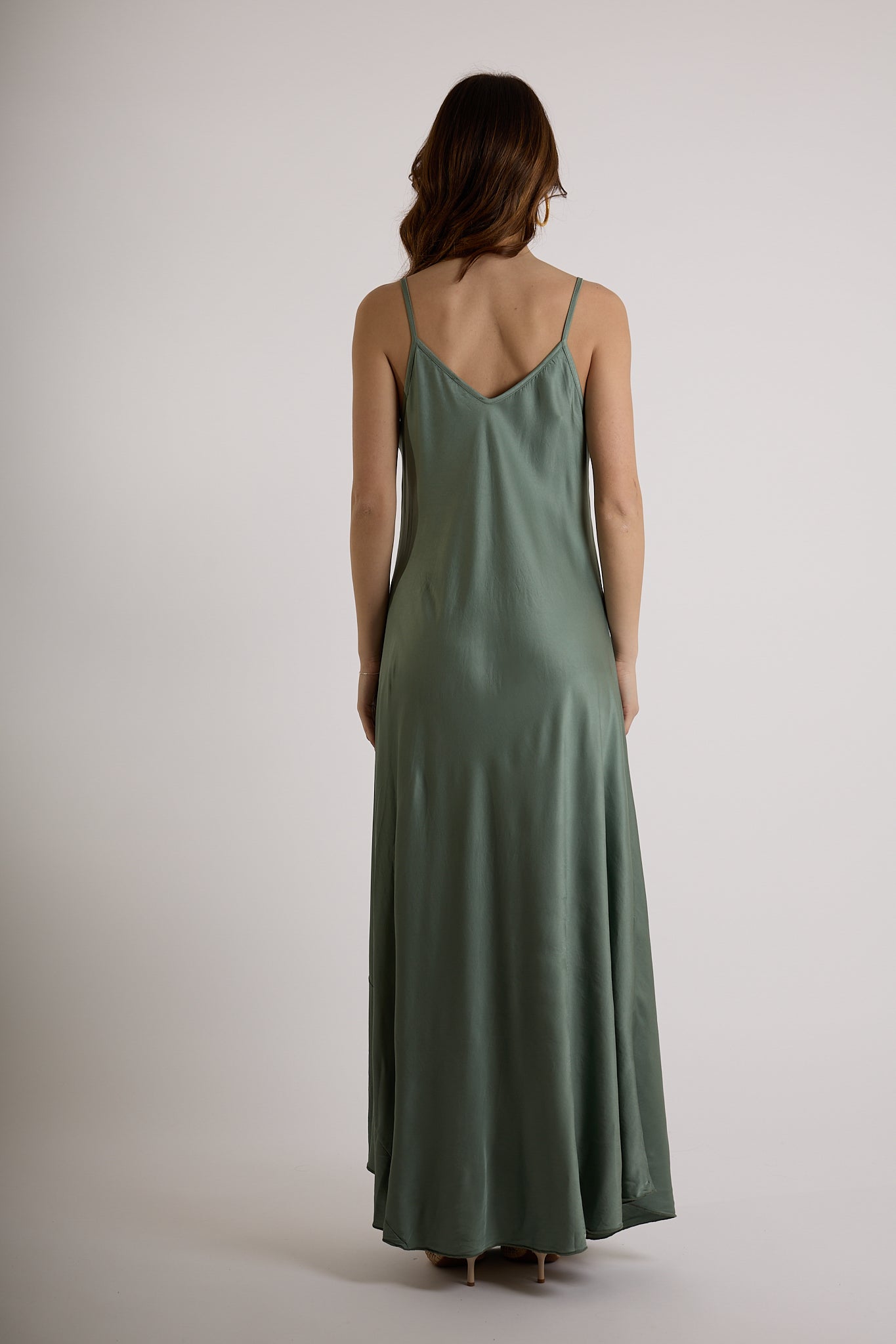 ABITO VISCOSA|Colore:Militare