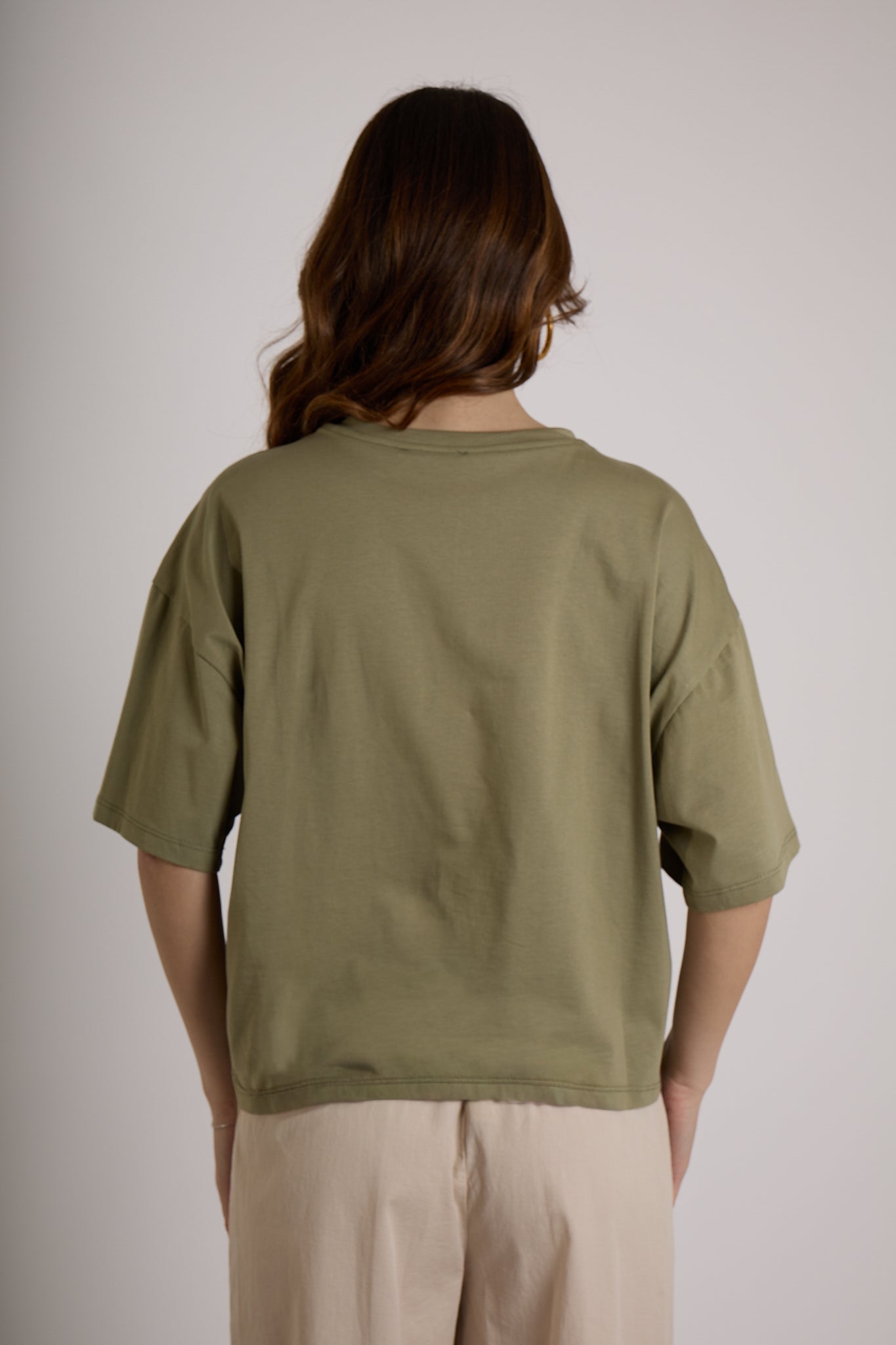 MAGLIA RICAMI |Colore:Militare