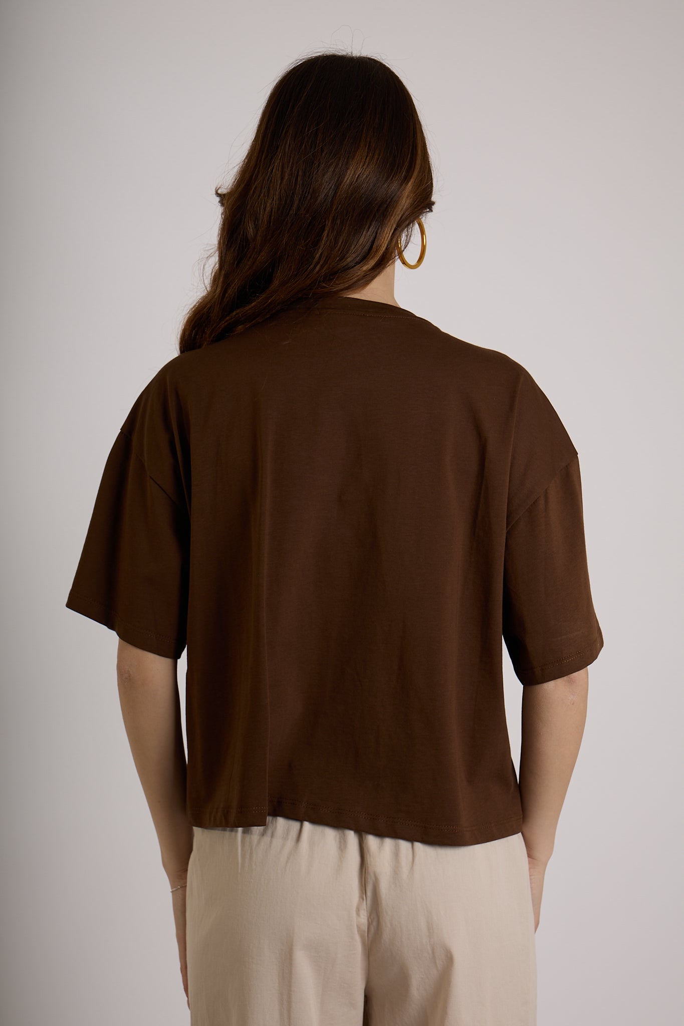 MAGLIA RICAMI|Colore:Cioccolato