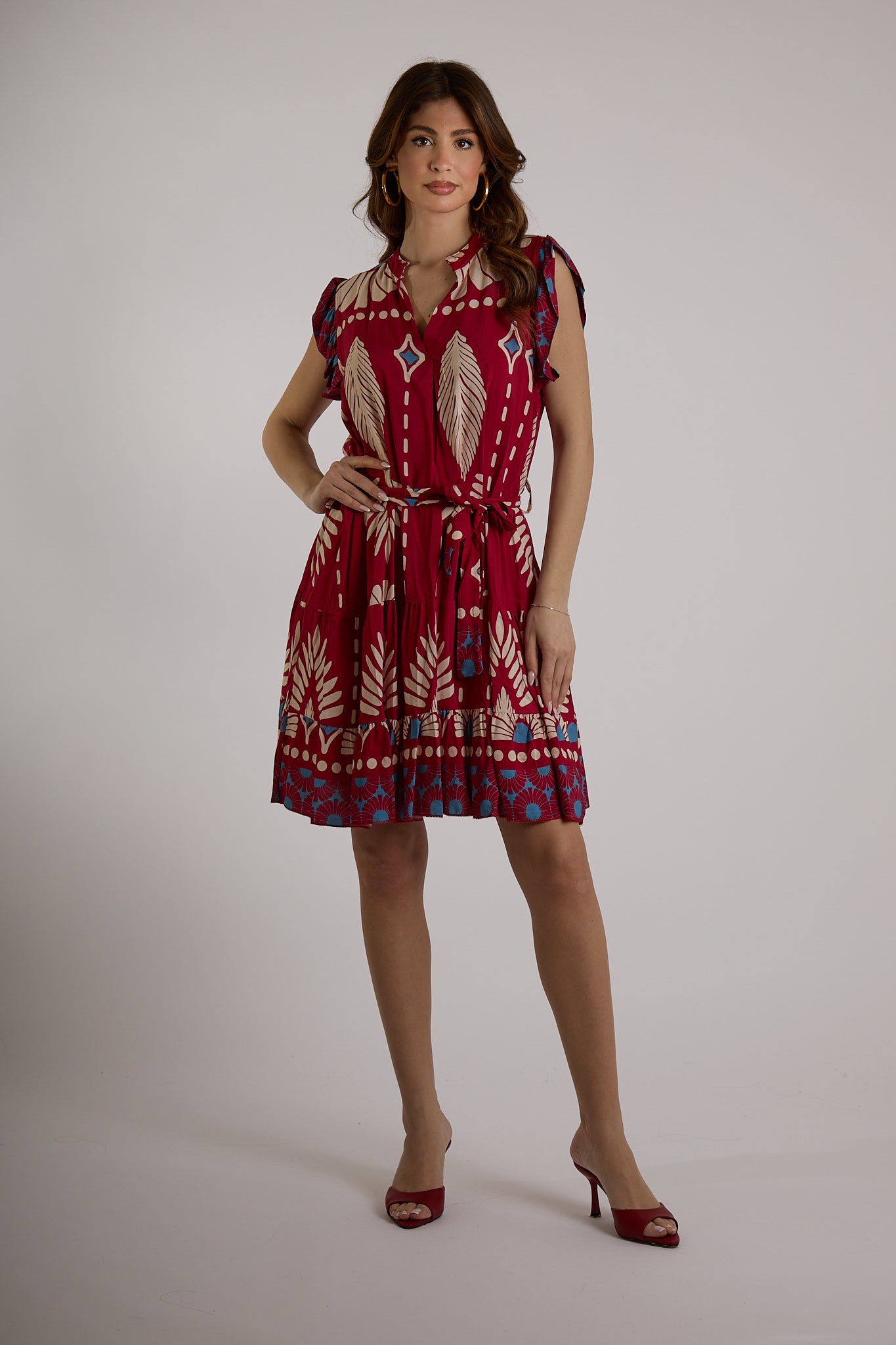 ABITO FANTASIA|Colore:Rosso india