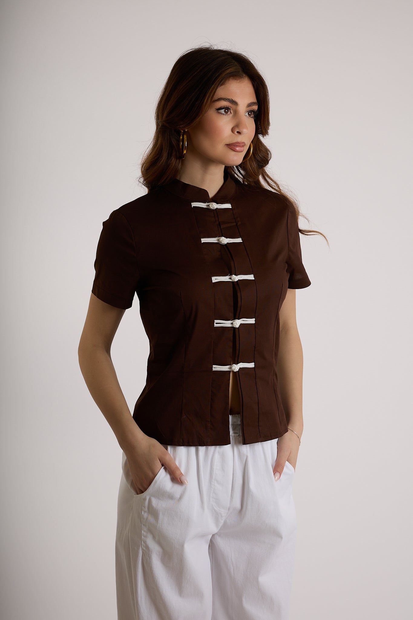 CAMICIA ZEN|Colore:Cioccolato