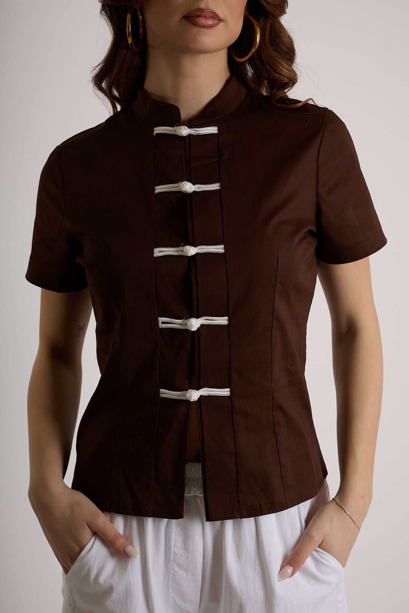 CAMICIA ZEN|Colore:Cioccolato