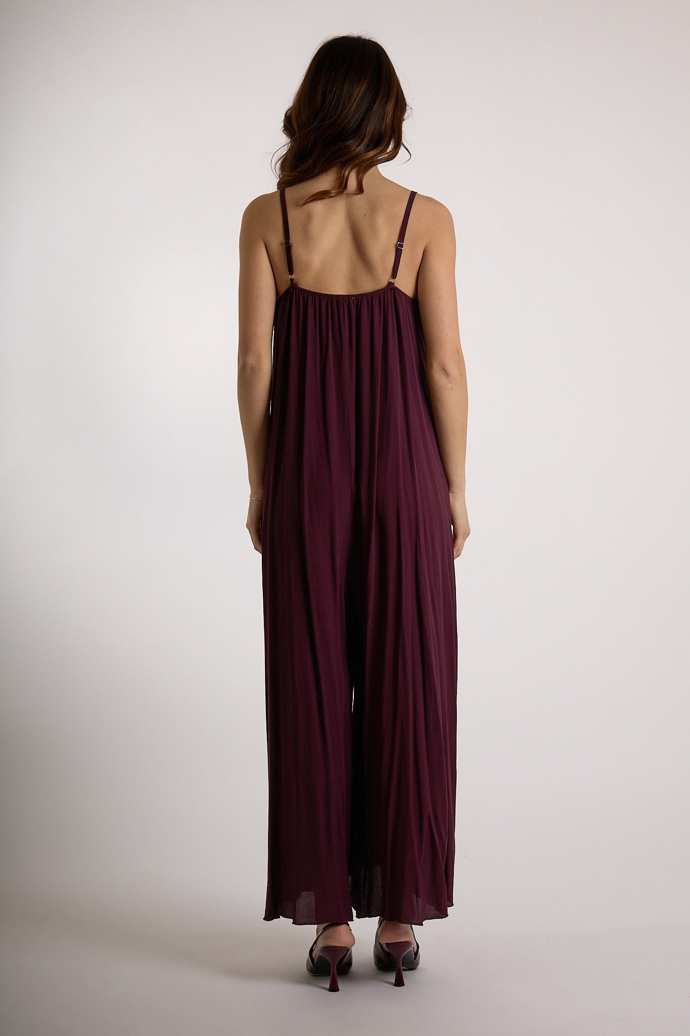 TUTA SCOLLO RASO|Colore:Rosso india