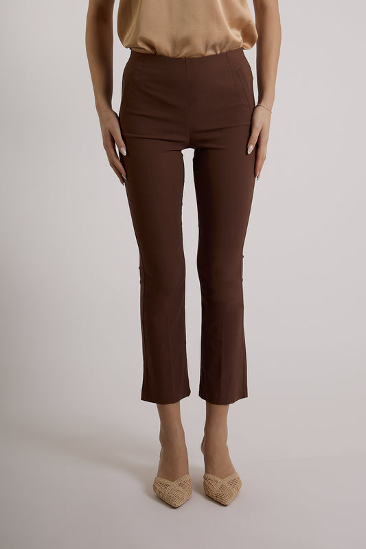 PANTALONE TROMBETTA|Colore:Cioccolato