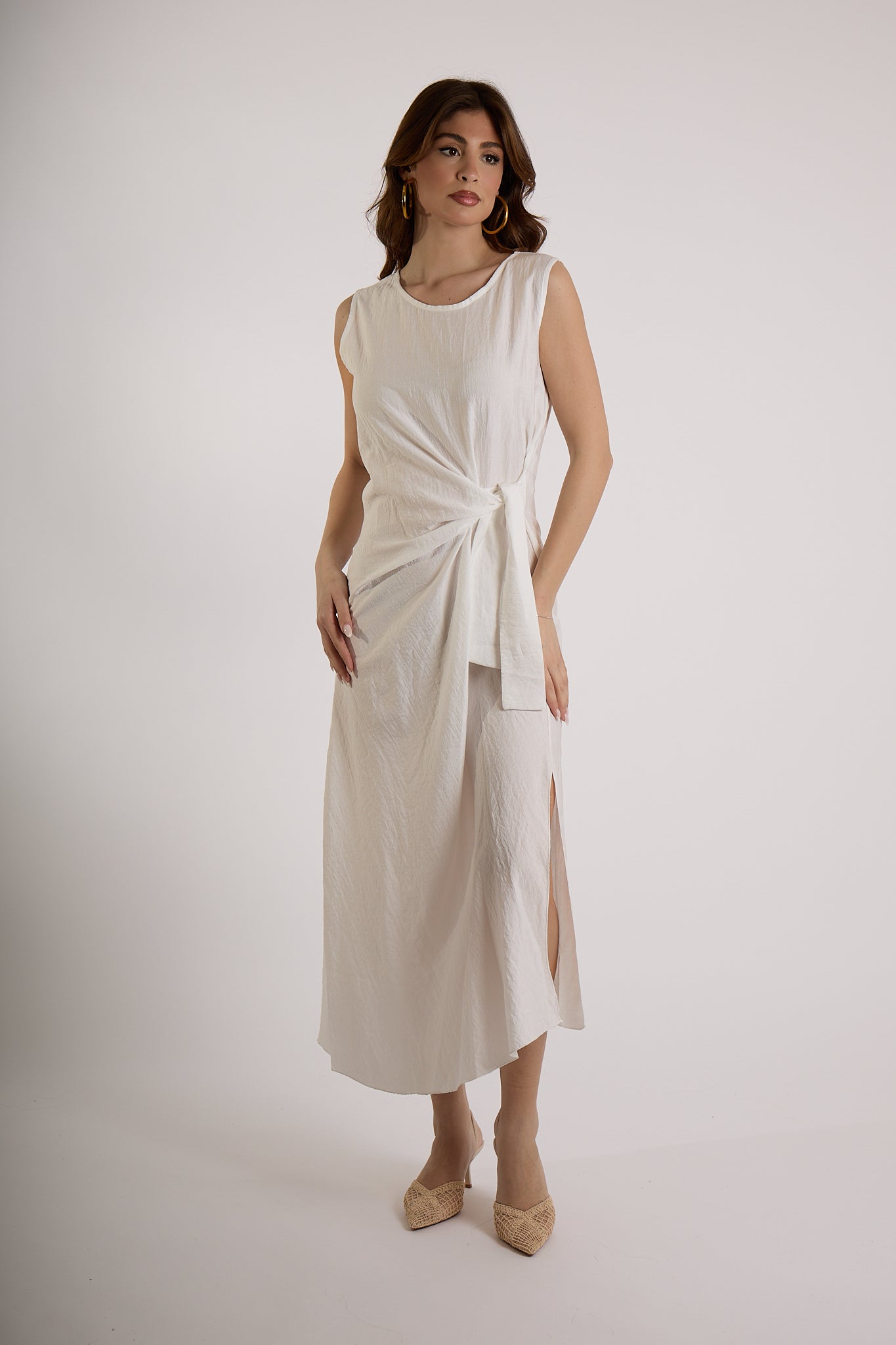 ABITO NODO LATERALE|Colore:Bianco