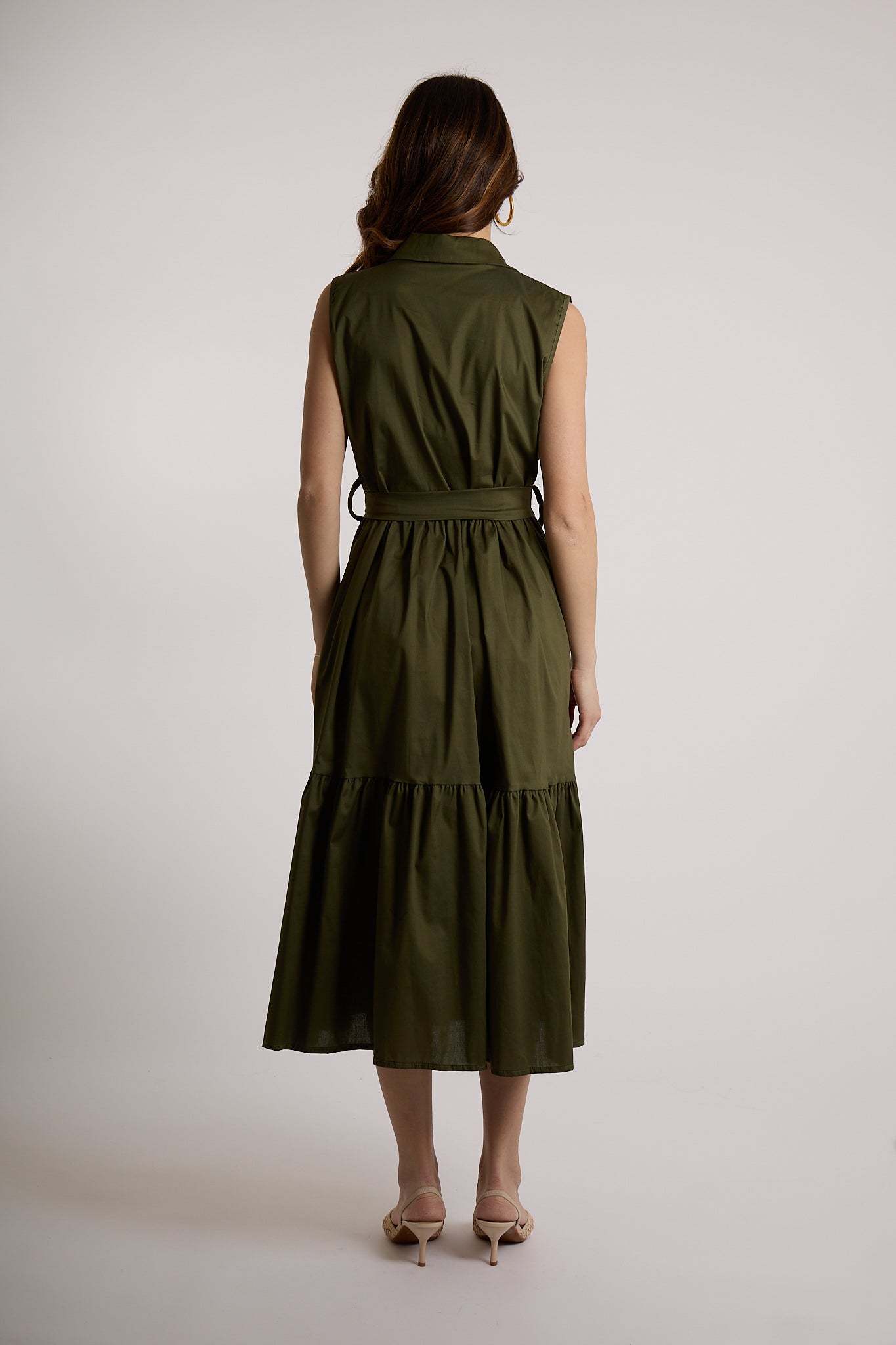 ABITO CHEMISIER FIOCCO|Colore:Militare