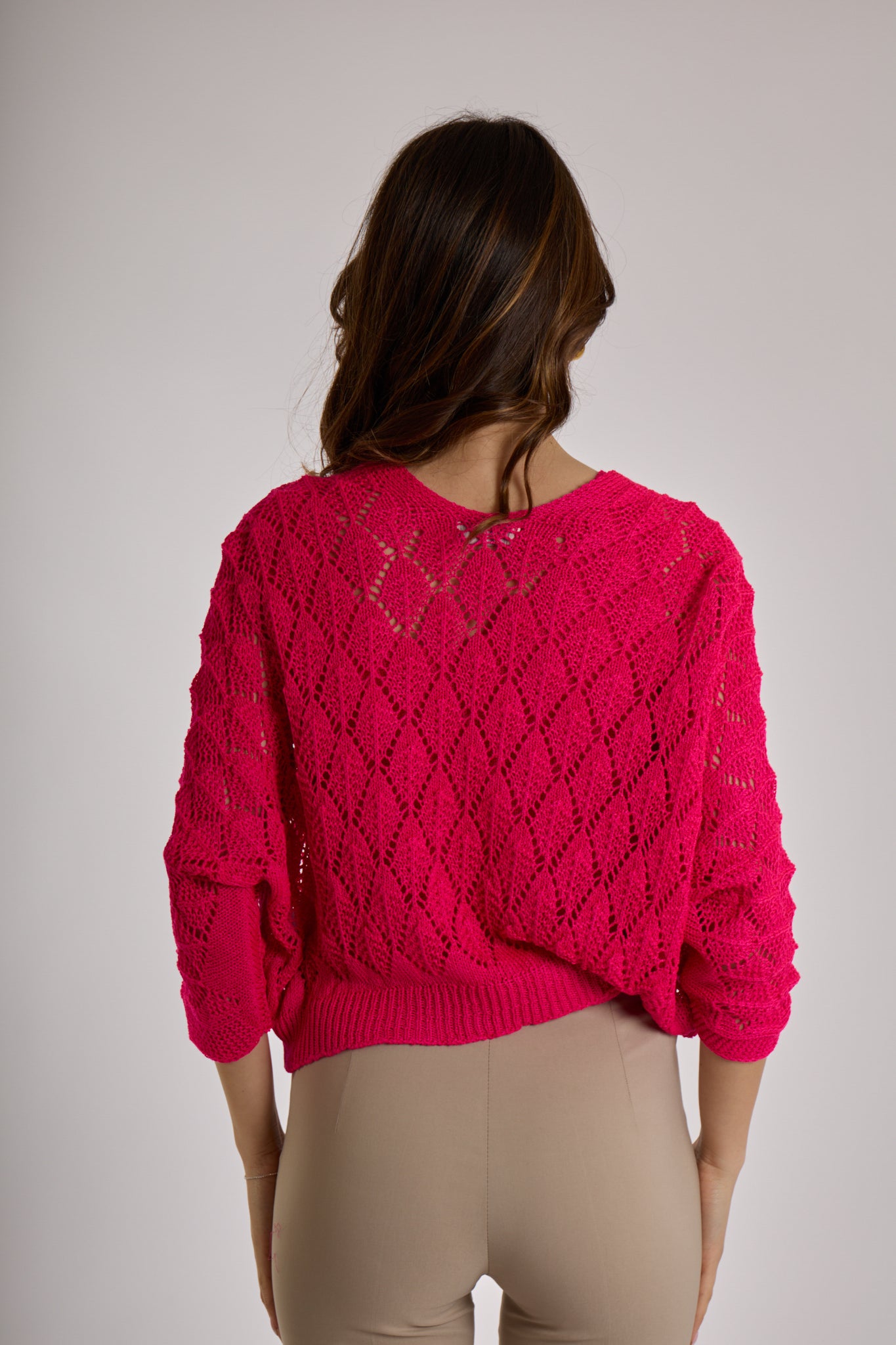 CARDIGAN CORTO|Colore:Fucsia