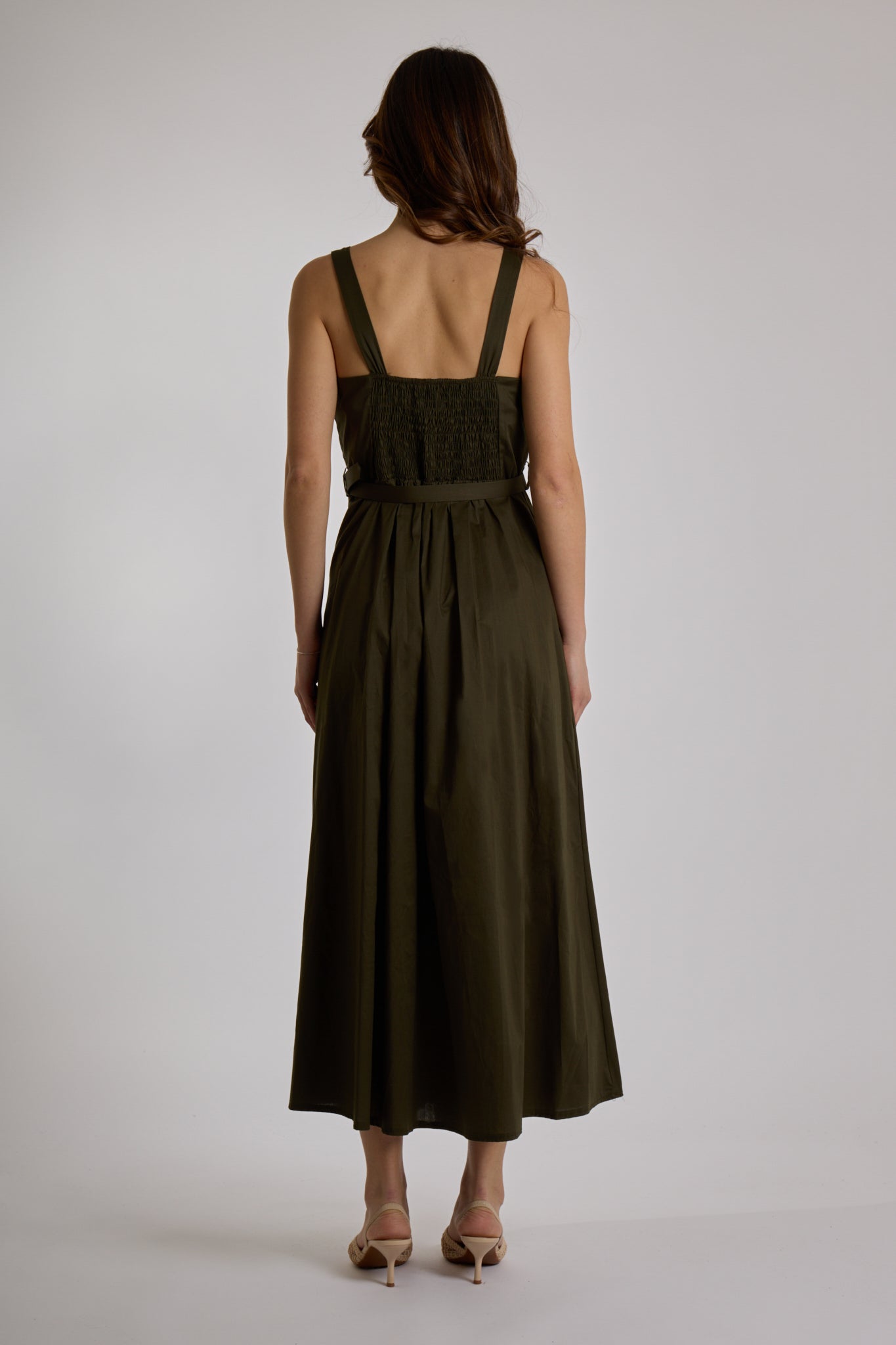 ABITO CON CINTURA |Colore:Militare