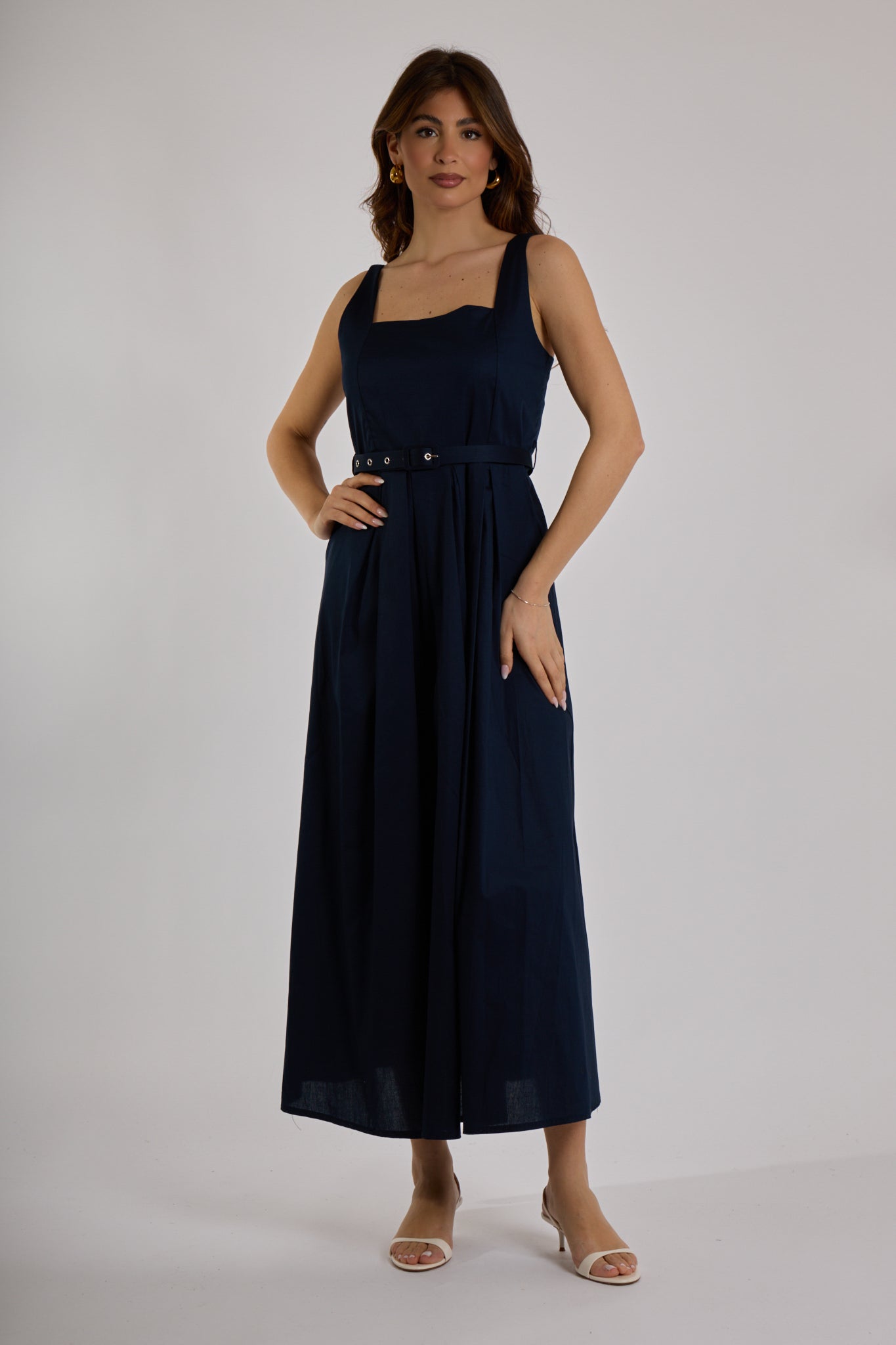 ABITO CON CINTURA |Colore:Blu