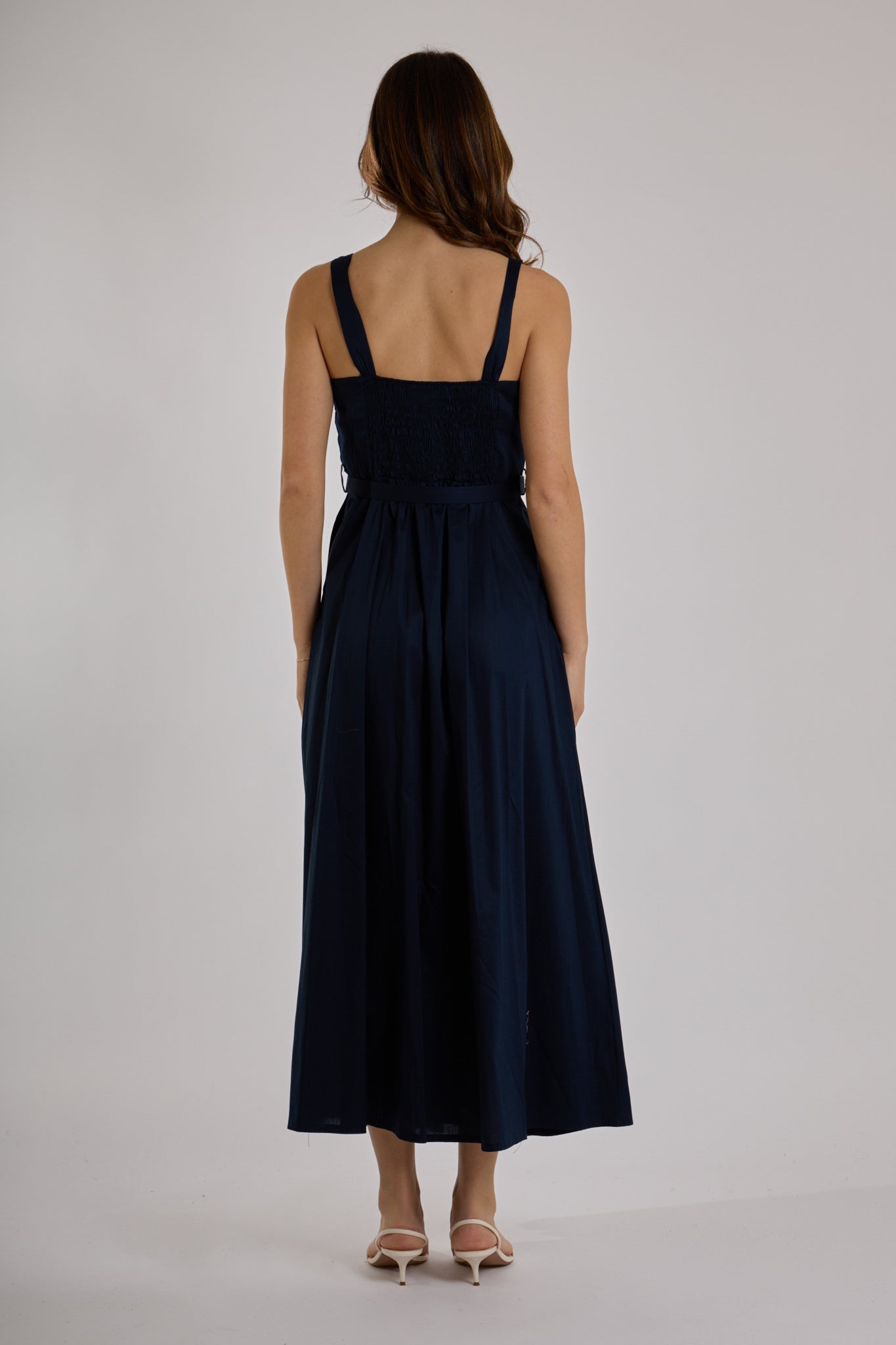 ABITO CON CINTURA |Colore:Blu