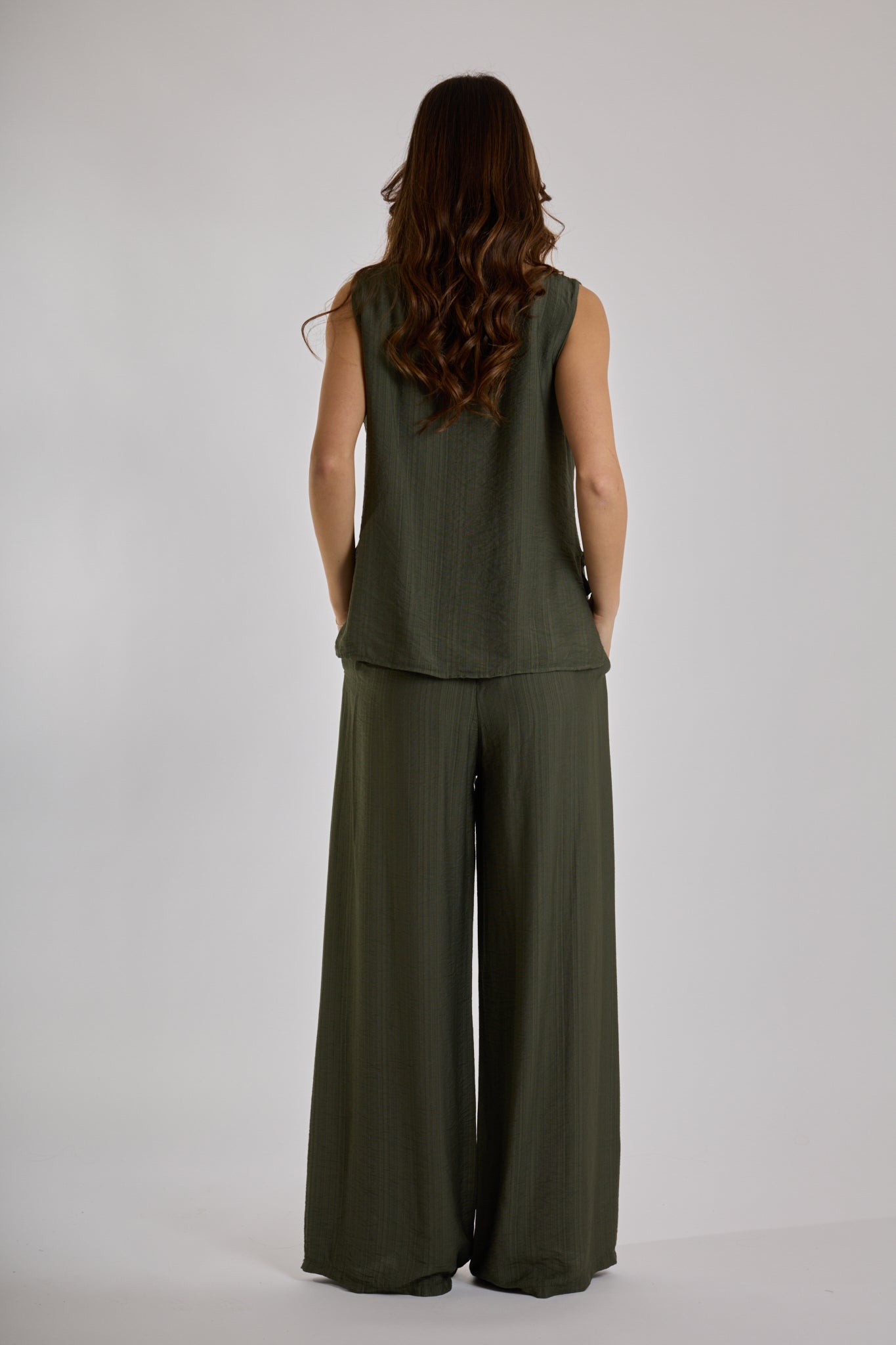 COORDINATO VISCOSA|Colore:Militare
