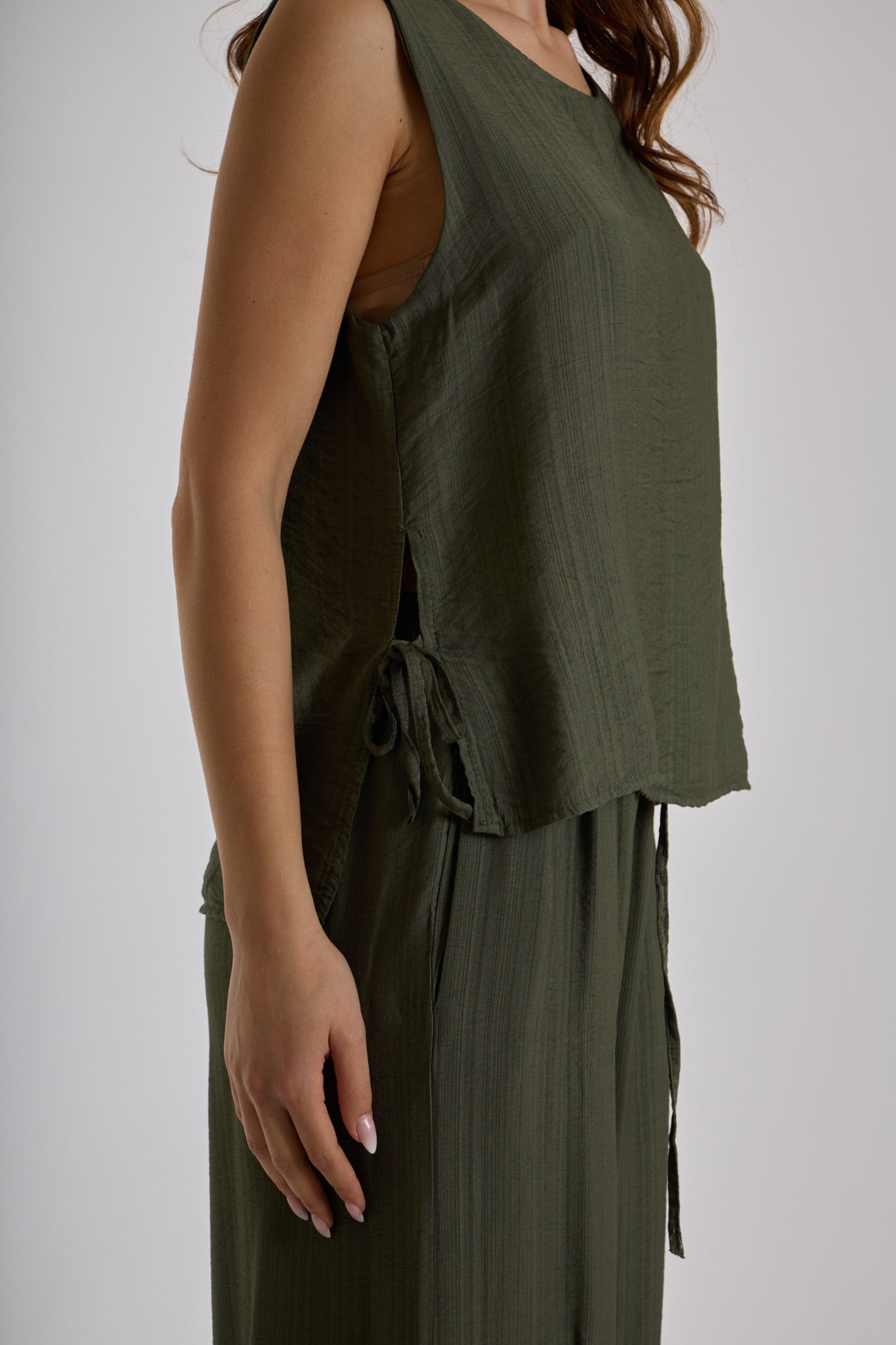 COORDINATO VISCOSA|Colore:Militare