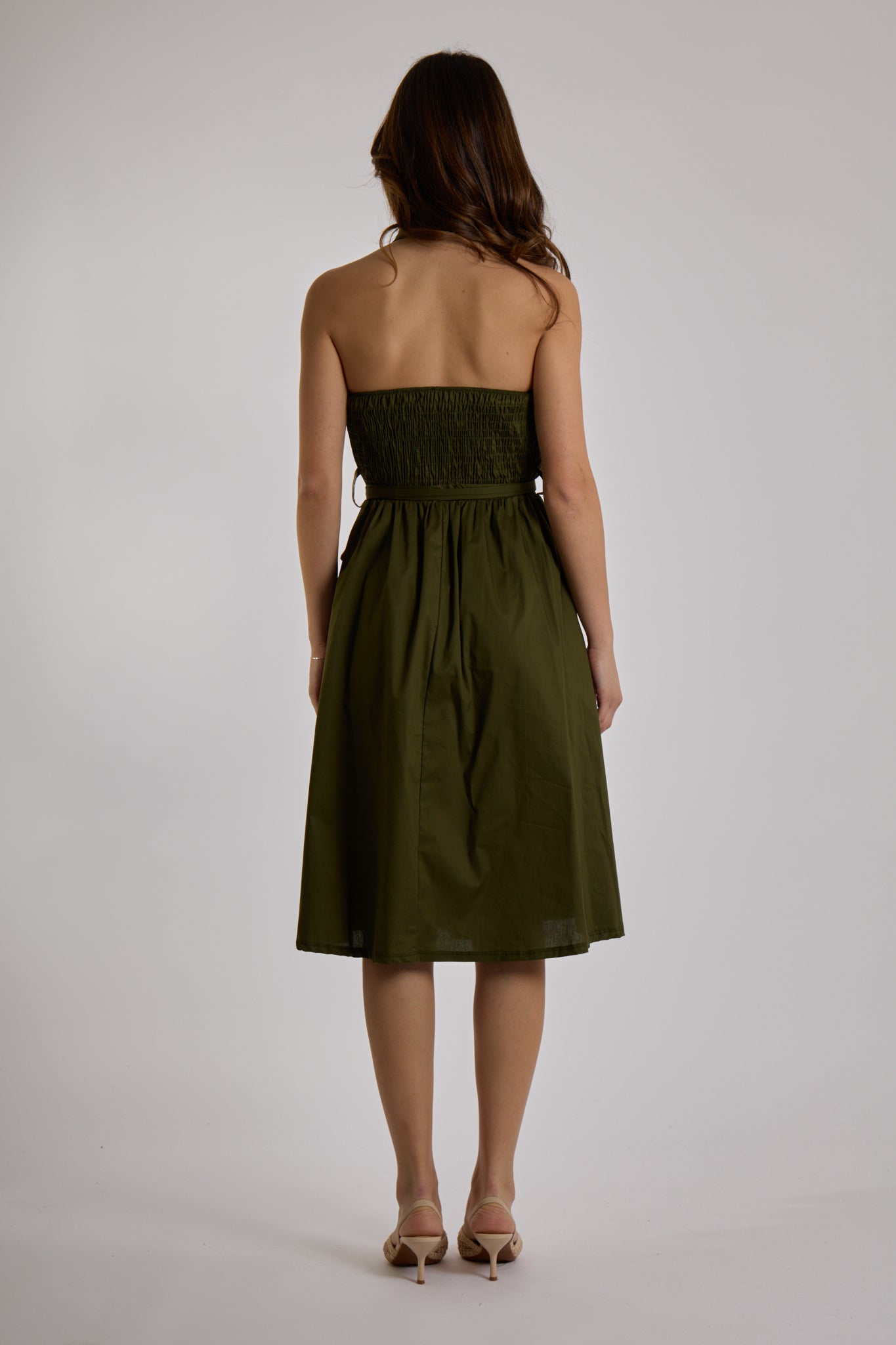 ABITO SCOPERTO DIETRO|Colore:Militare