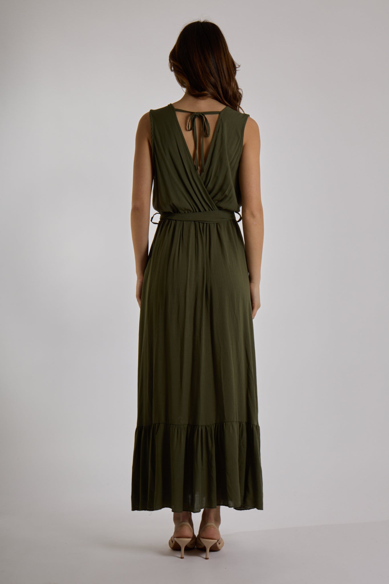 ABITO FIOCCO RETRO|Colore:Militare