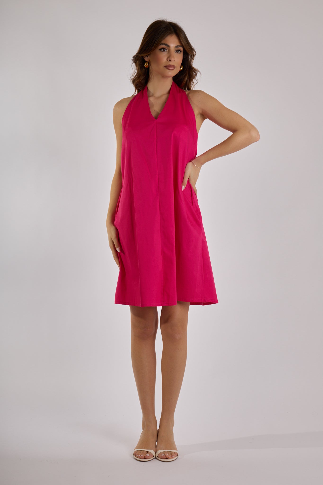 ABITO SMANICATO|Colore:Fucsia