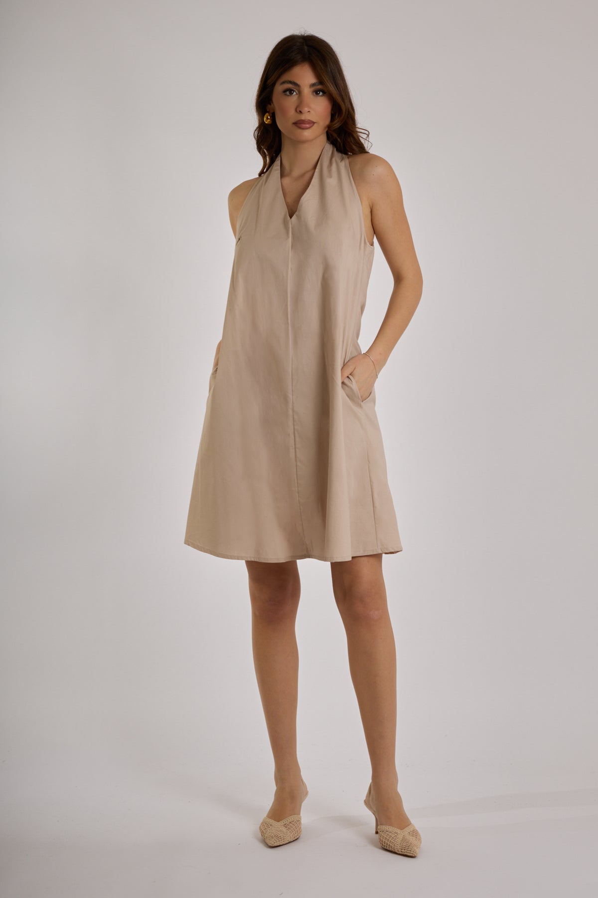 ABITO SMANICATO|Colore:Sabbia