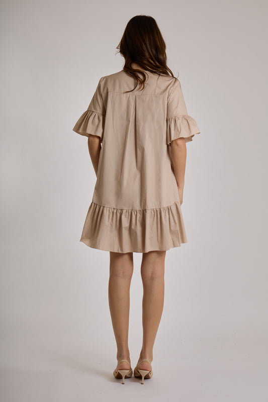 ABITO BALZE SCOLLO V|Colore:Sabbia