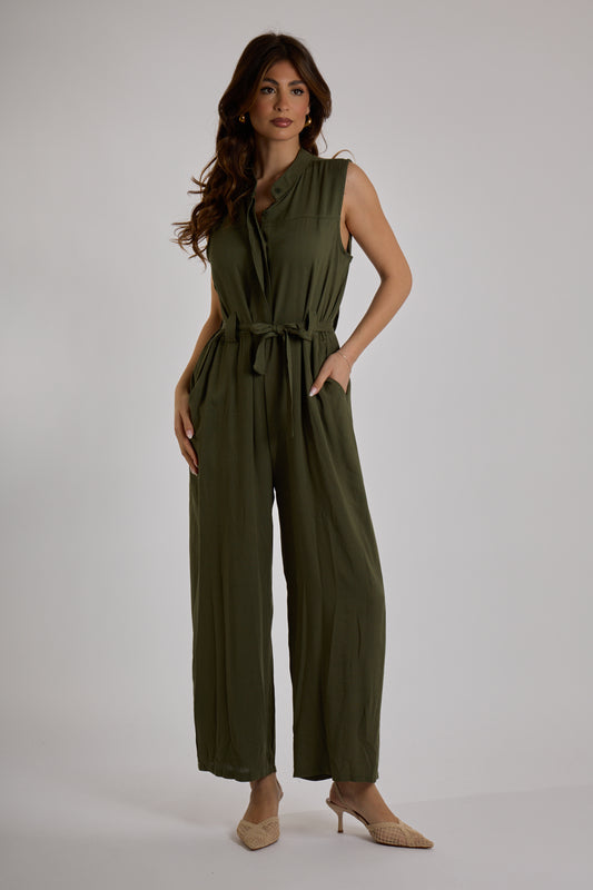 TUTA IN VISCOSA|Colore:Militare
