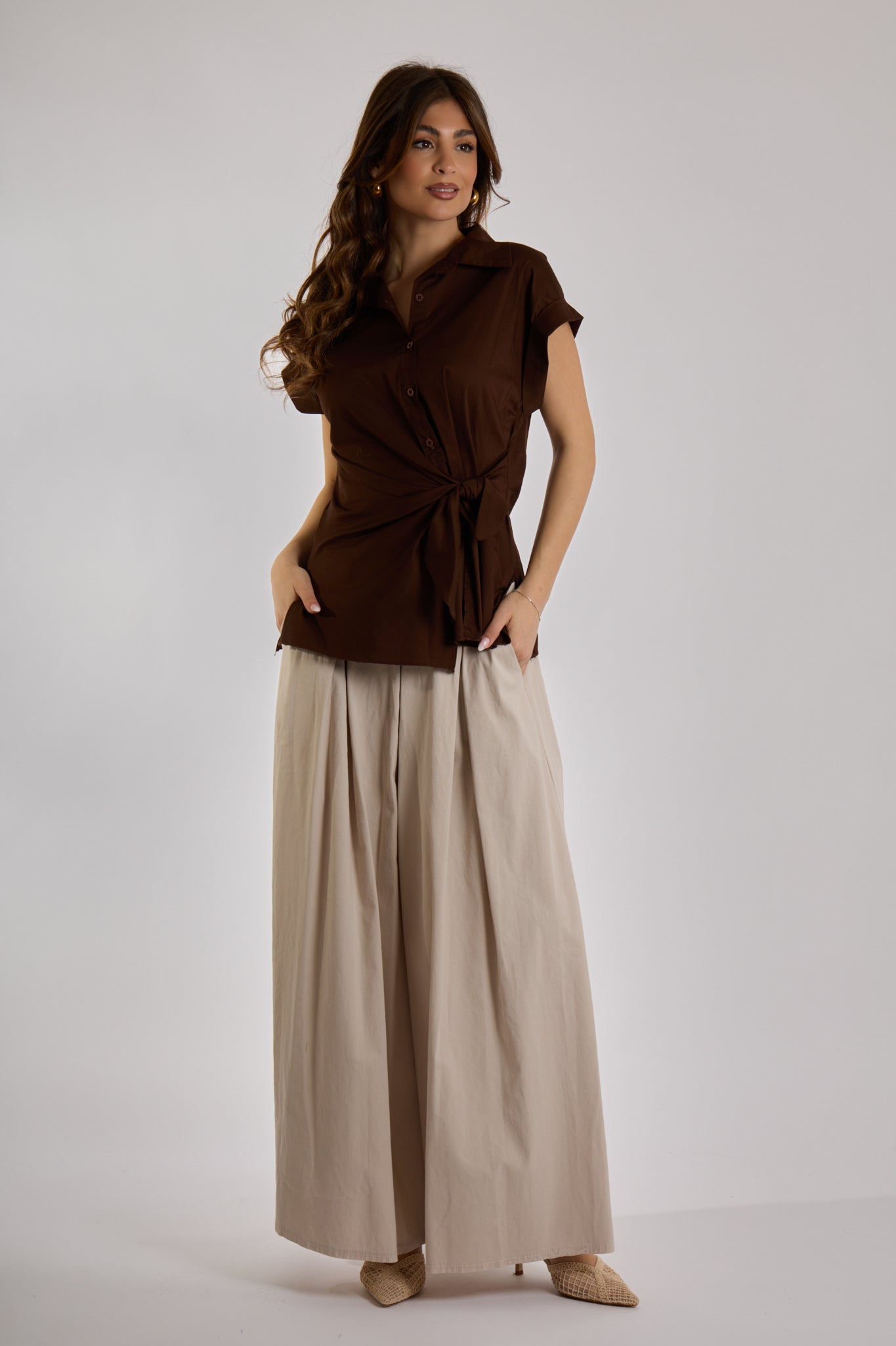 PANTAGONNA COTONE|Colore:Sabbia