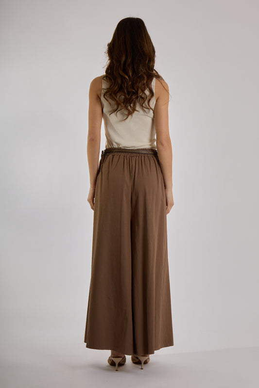 PANTAGONNA COTONE|Colore:Cioccolato