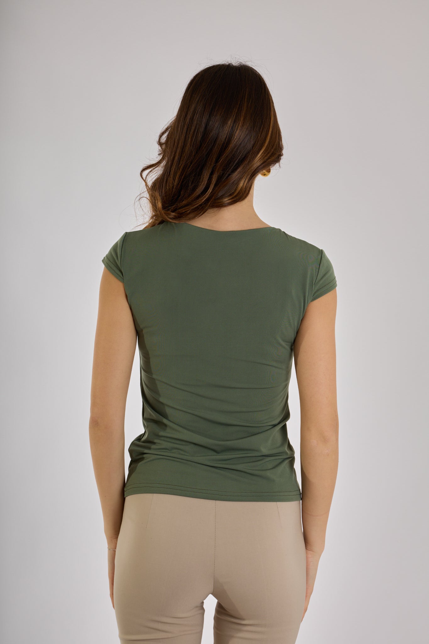 BLUSA GOCCIA|Colore:Militare