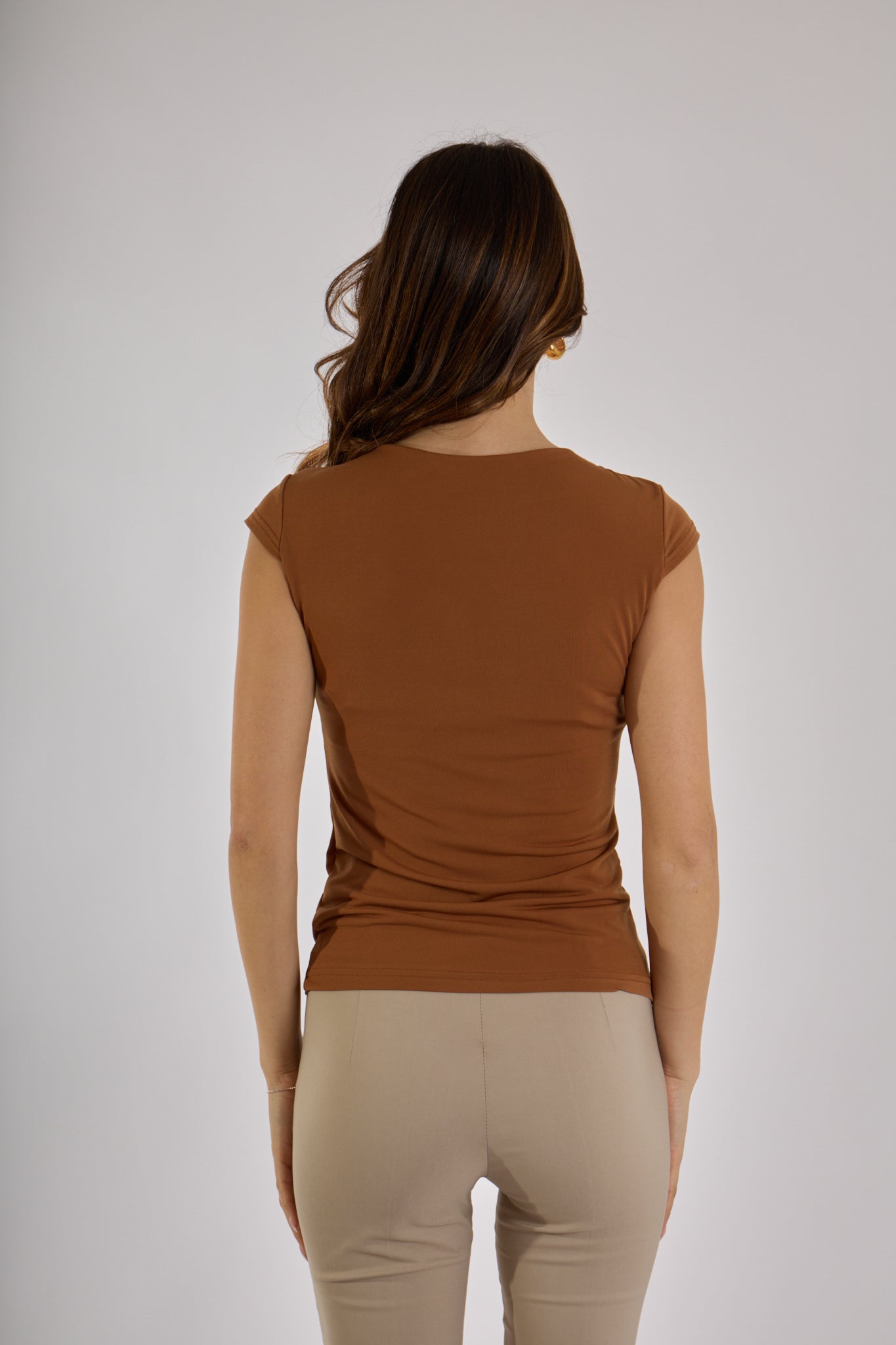 BLUSA GOCCIA|Colore:Terracotta