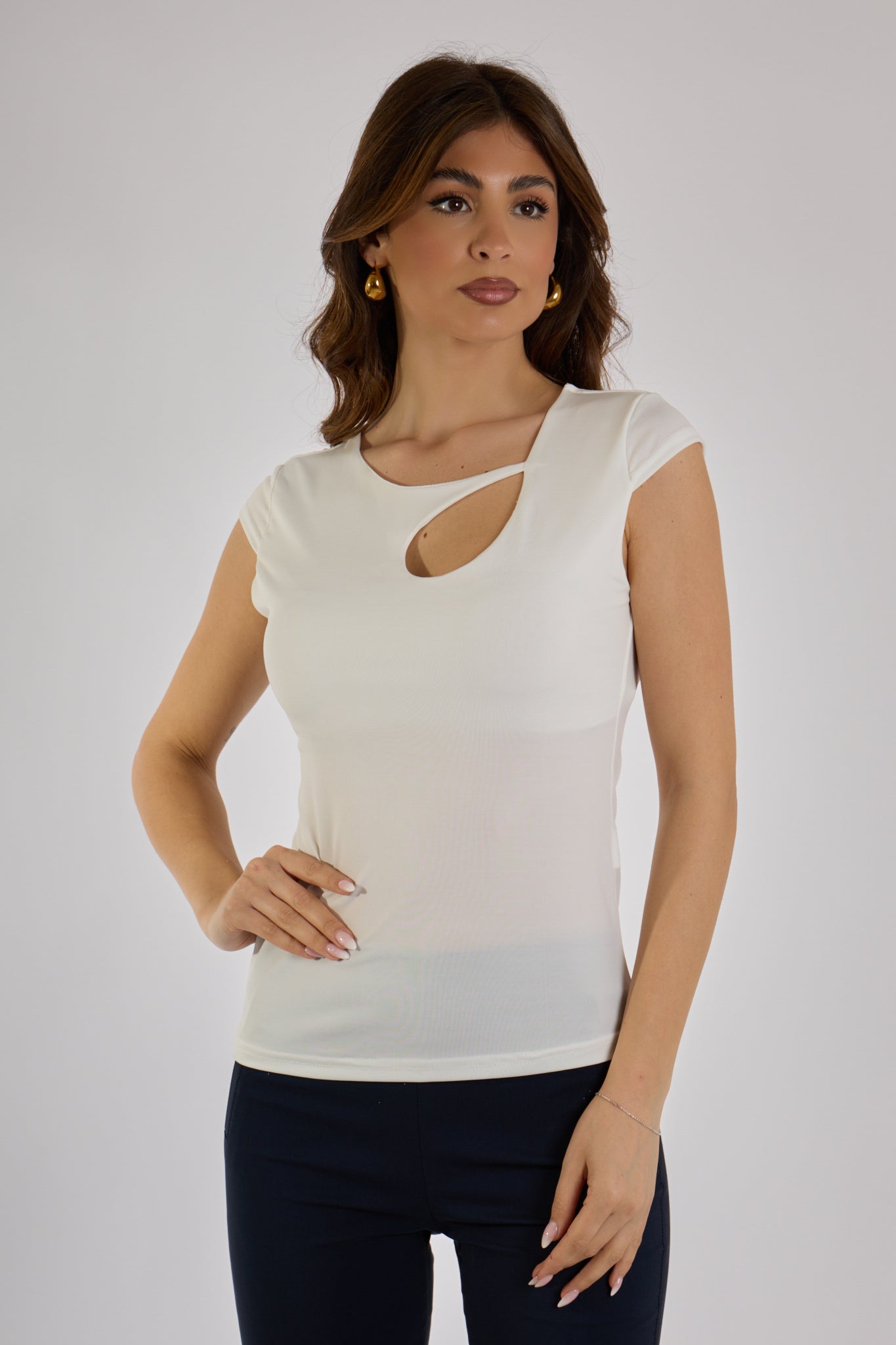 BLUSA GOCCIA|Colore:Bianco