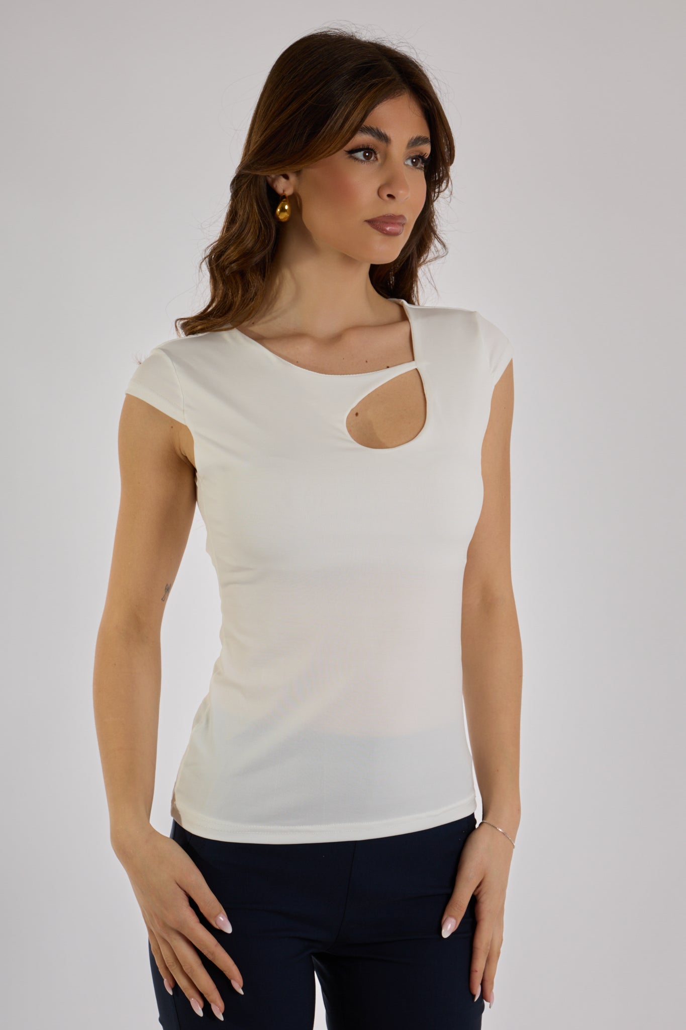 BLUSA GOCCIA|Colore:Bianco