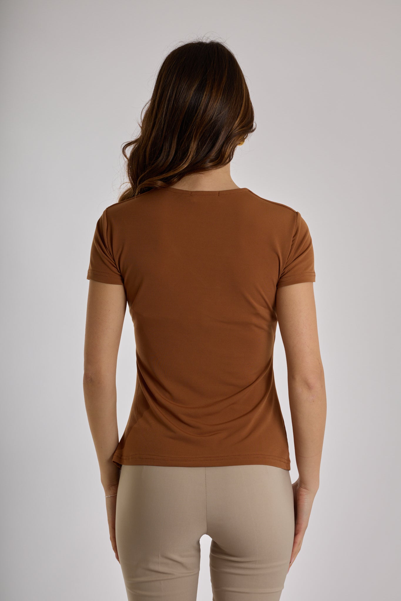 BLUSA INCROCIO|Colore:Terracotta