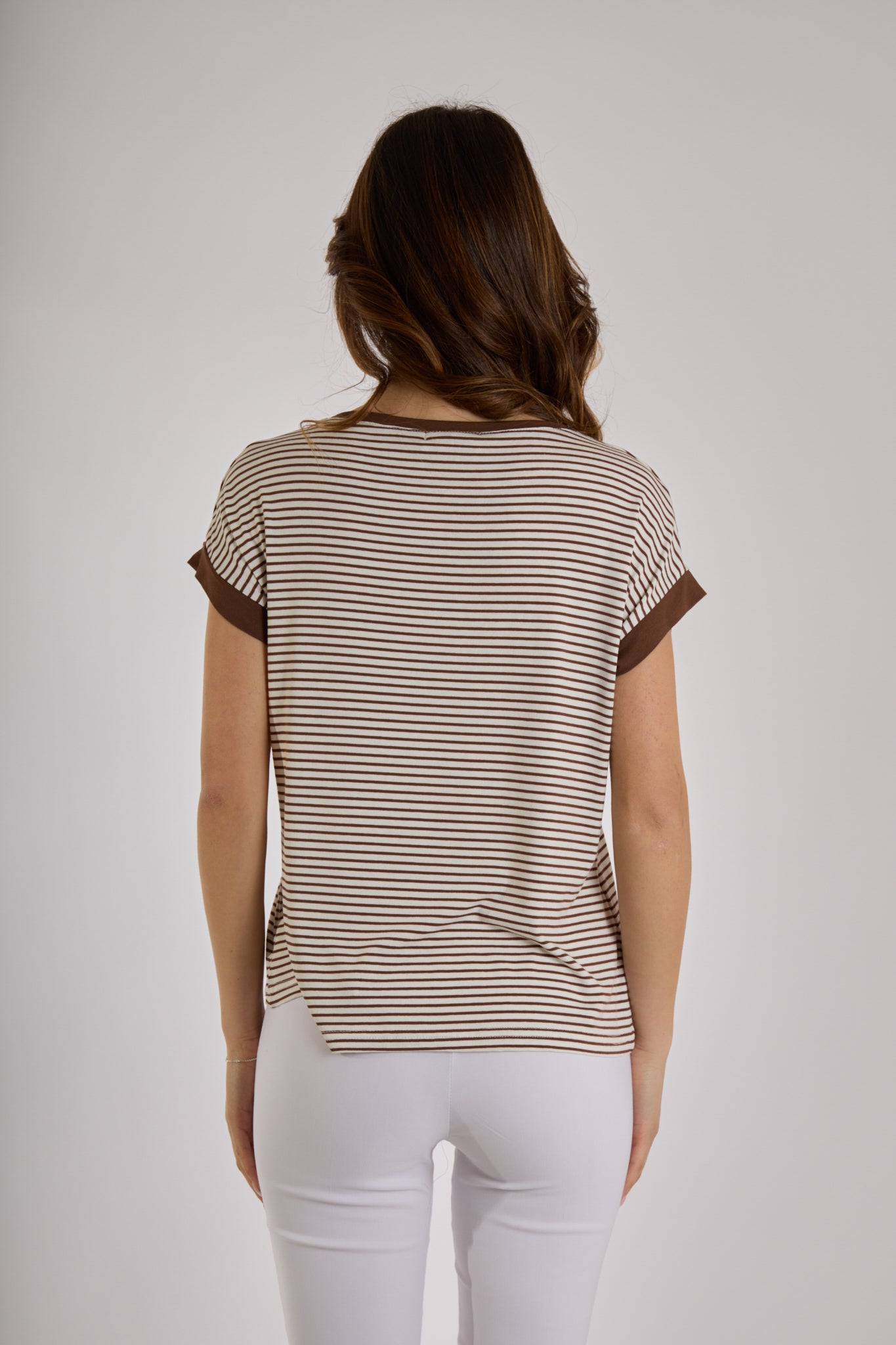 MAGLIA RIGHE|Colore:Cioccolato